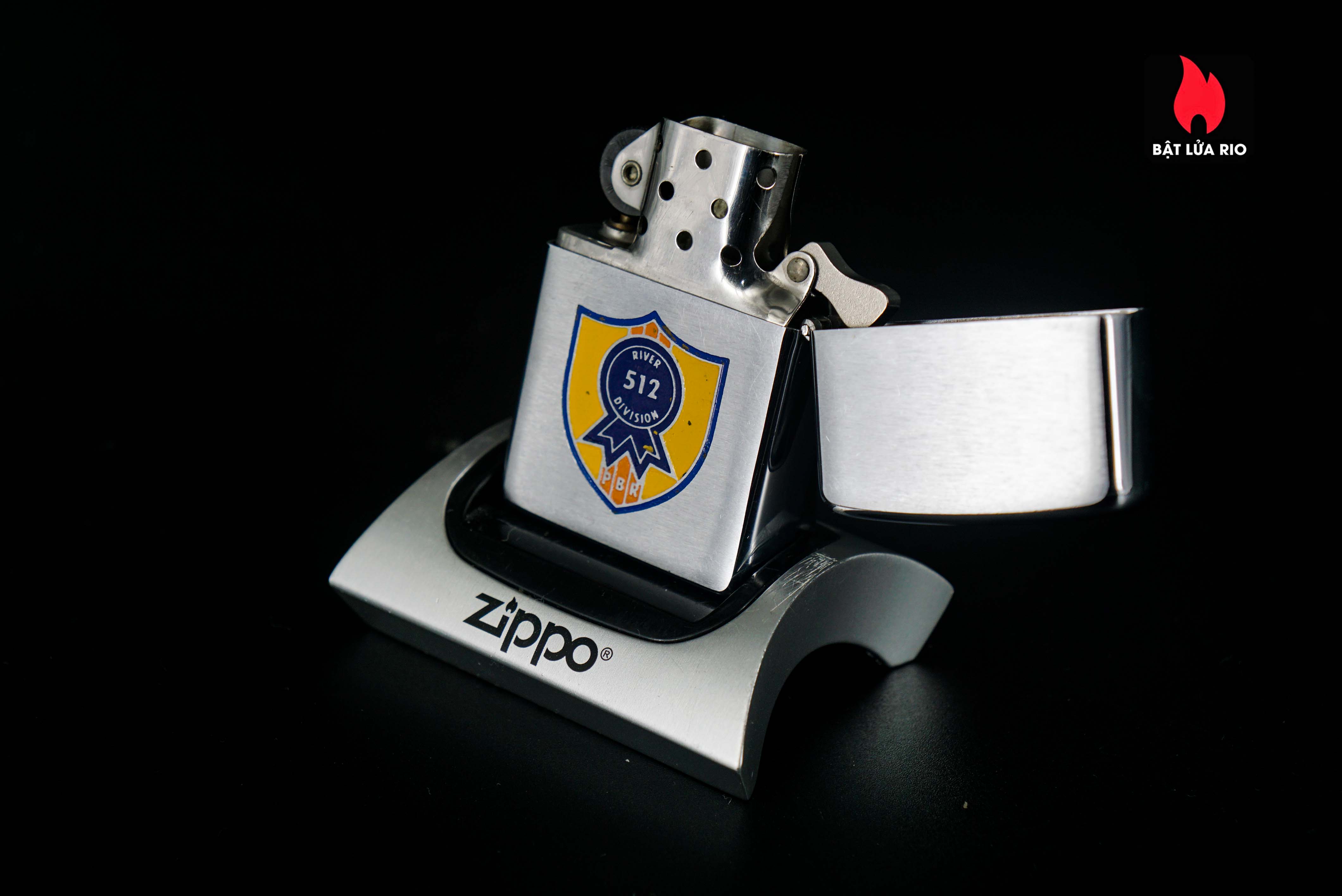Zippo Xưa 1969 – VietNam War – Sư Đoàn Sông 512 – VietNam River Division 512 PBR 9