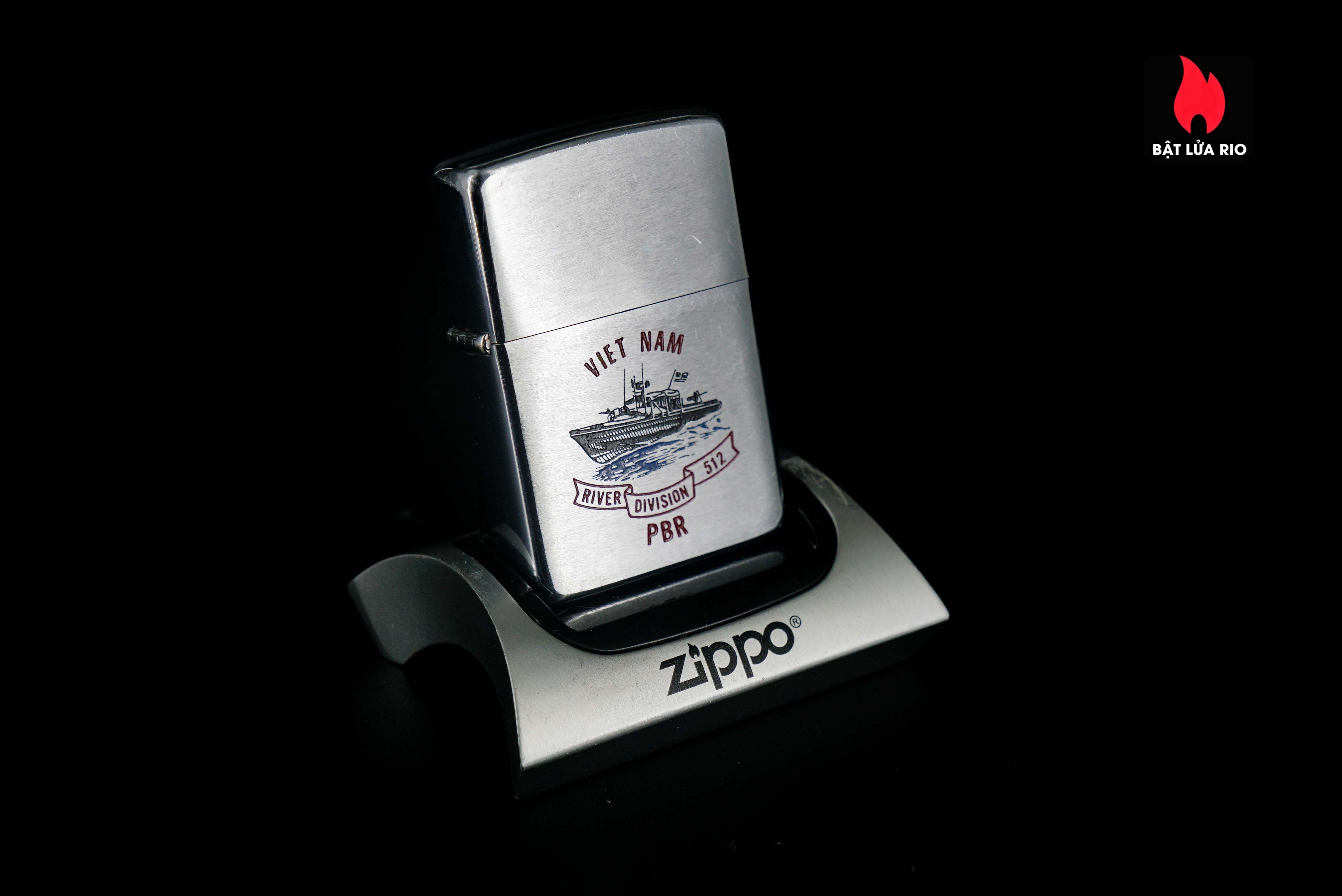 Zippo Xưa 1969 – VietNam War – Sư Đoàn Sông 512 – VietNam River Division 512 PBR