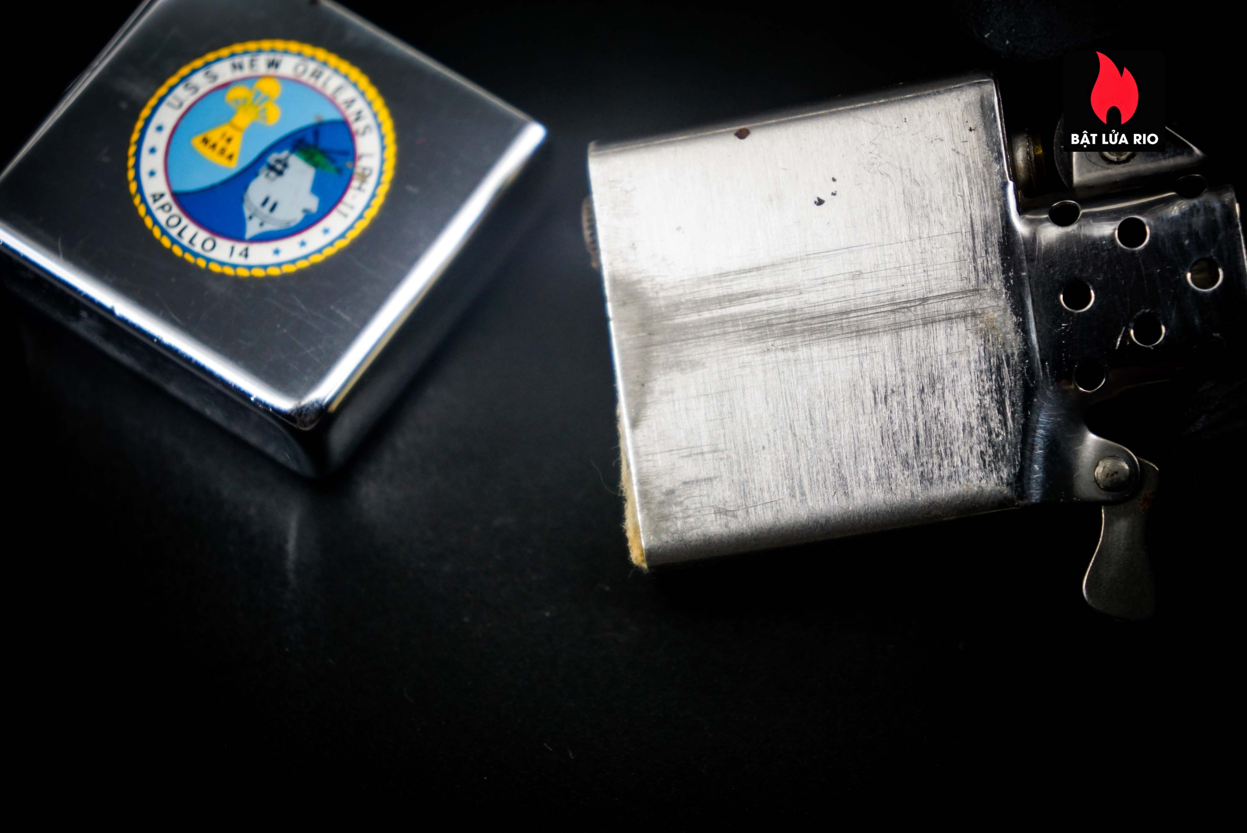 Zippo Xưa 1971 – Uss New Orleans LPH-1 – Apollo 14 – Town & Country 11