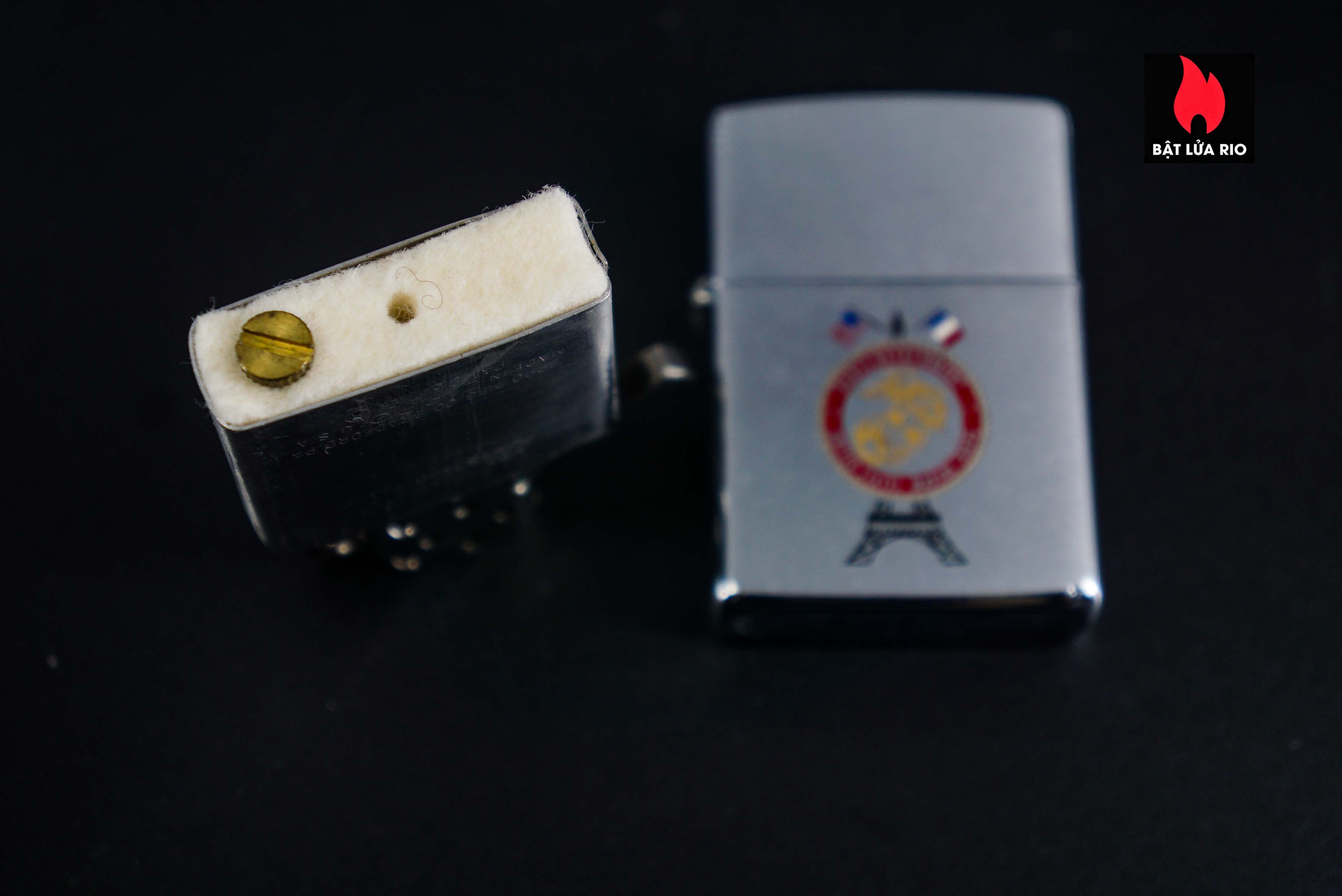Zippo Xưa 1975 – United States Marine Corps – Paris Detachment 41 Zippo Xưa 1975 – United States Marine Corps – Paris Detachment 1