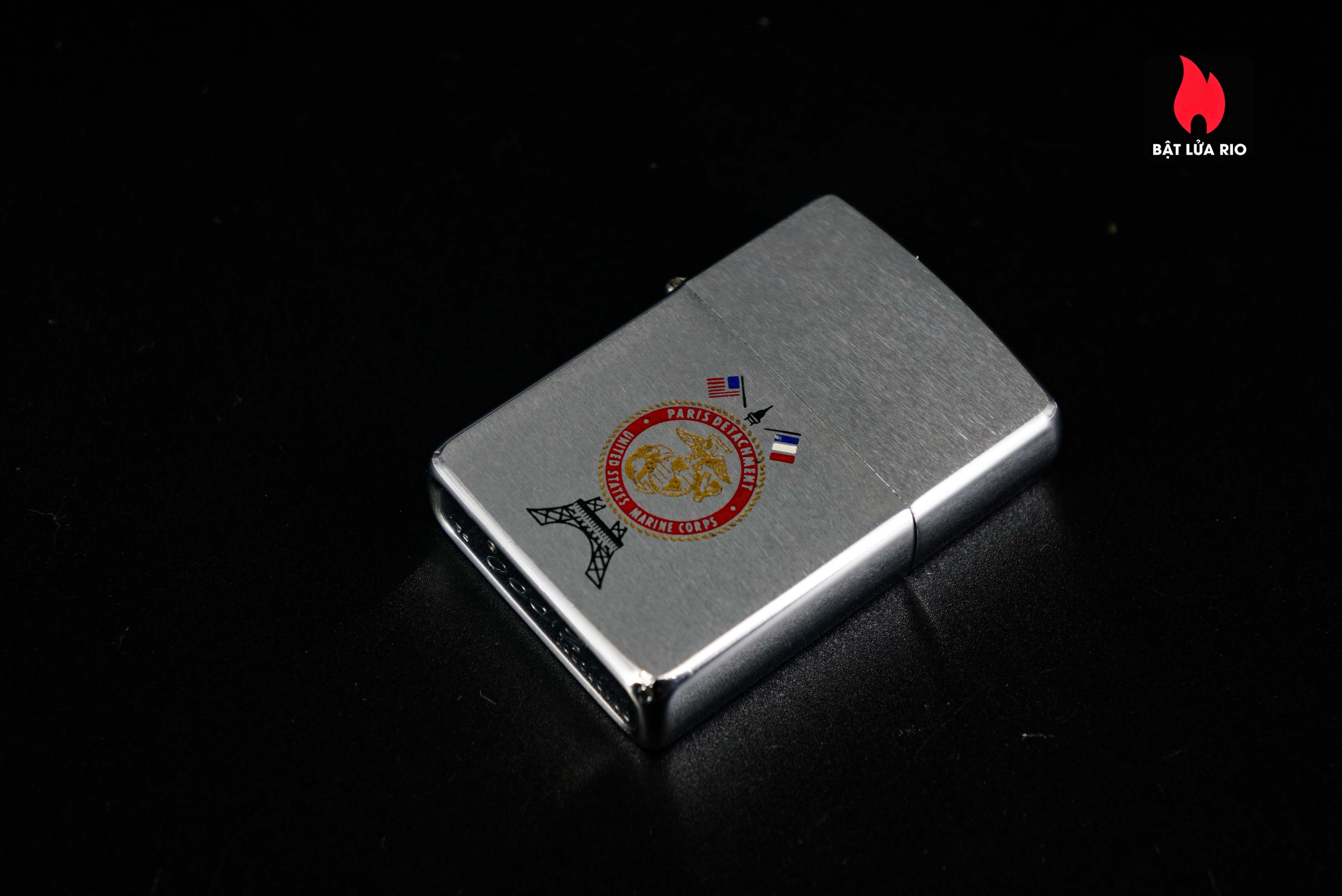 Zippo Xưa 1975 – United States Marine Corps – Paris Detachment 36 Zippo Xưa 1975 – United States Marine Corps – Paris Detachment 6