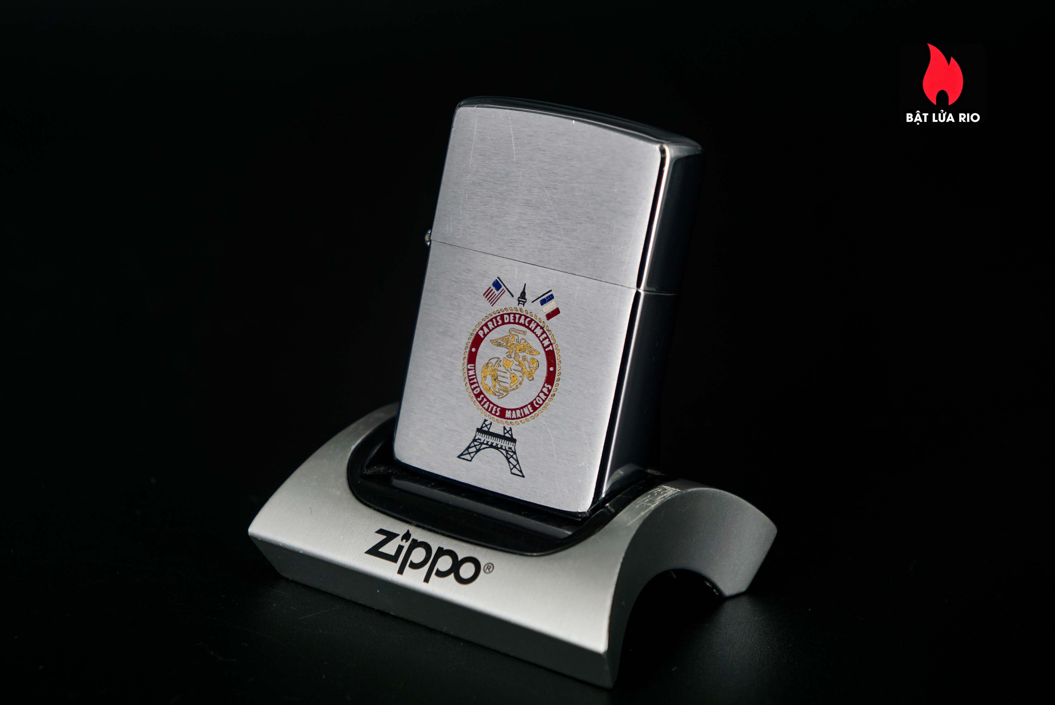 Zippo Xưa 1975 – United States Marine Corps – Paris Detachment 33 Zippo Xưa 1975 – United States Marine Corps – Paris Detachment 9