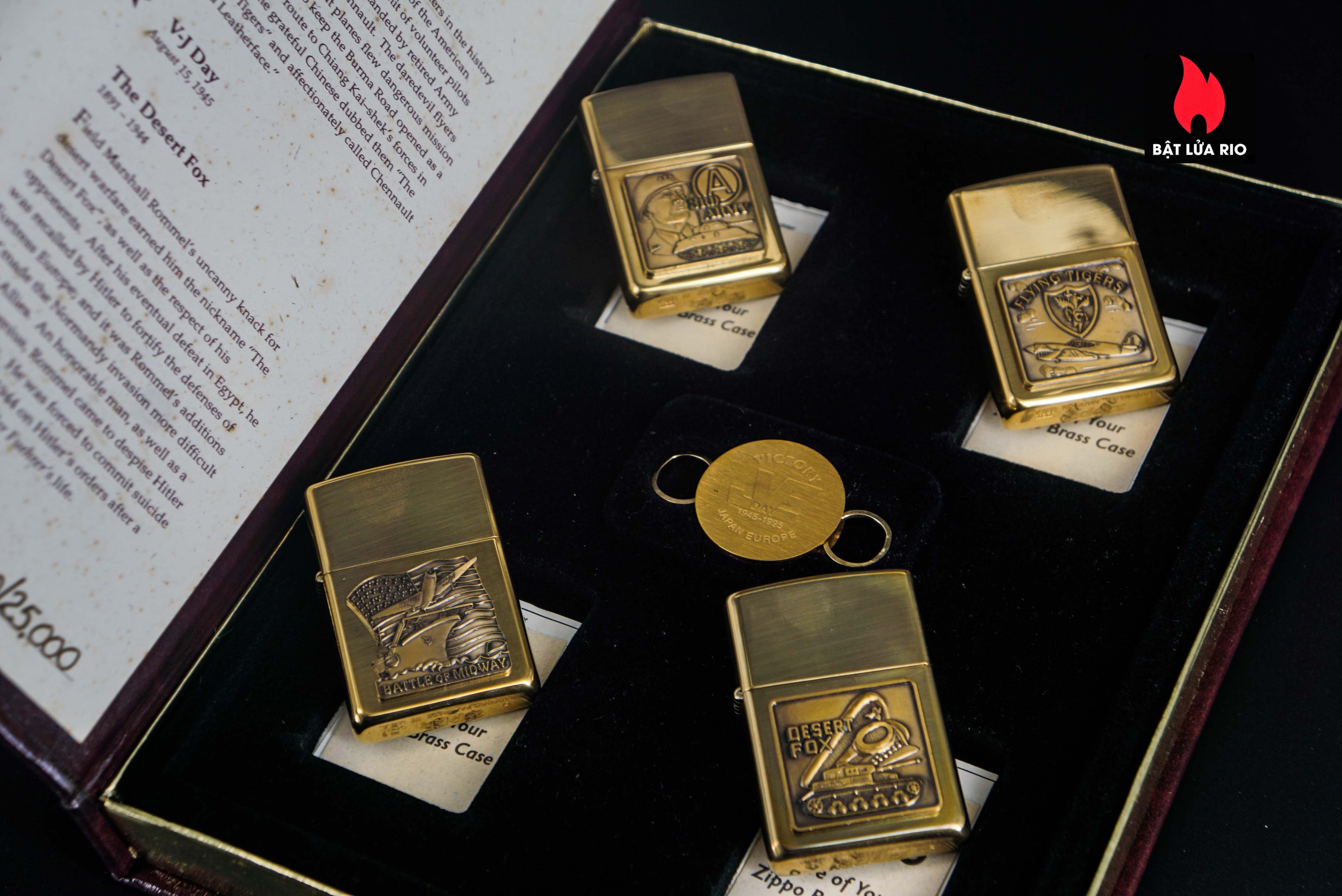 Set Zippo 1996 – World War II – Limited Edition Vol 2 – Limited 5930/25000 16