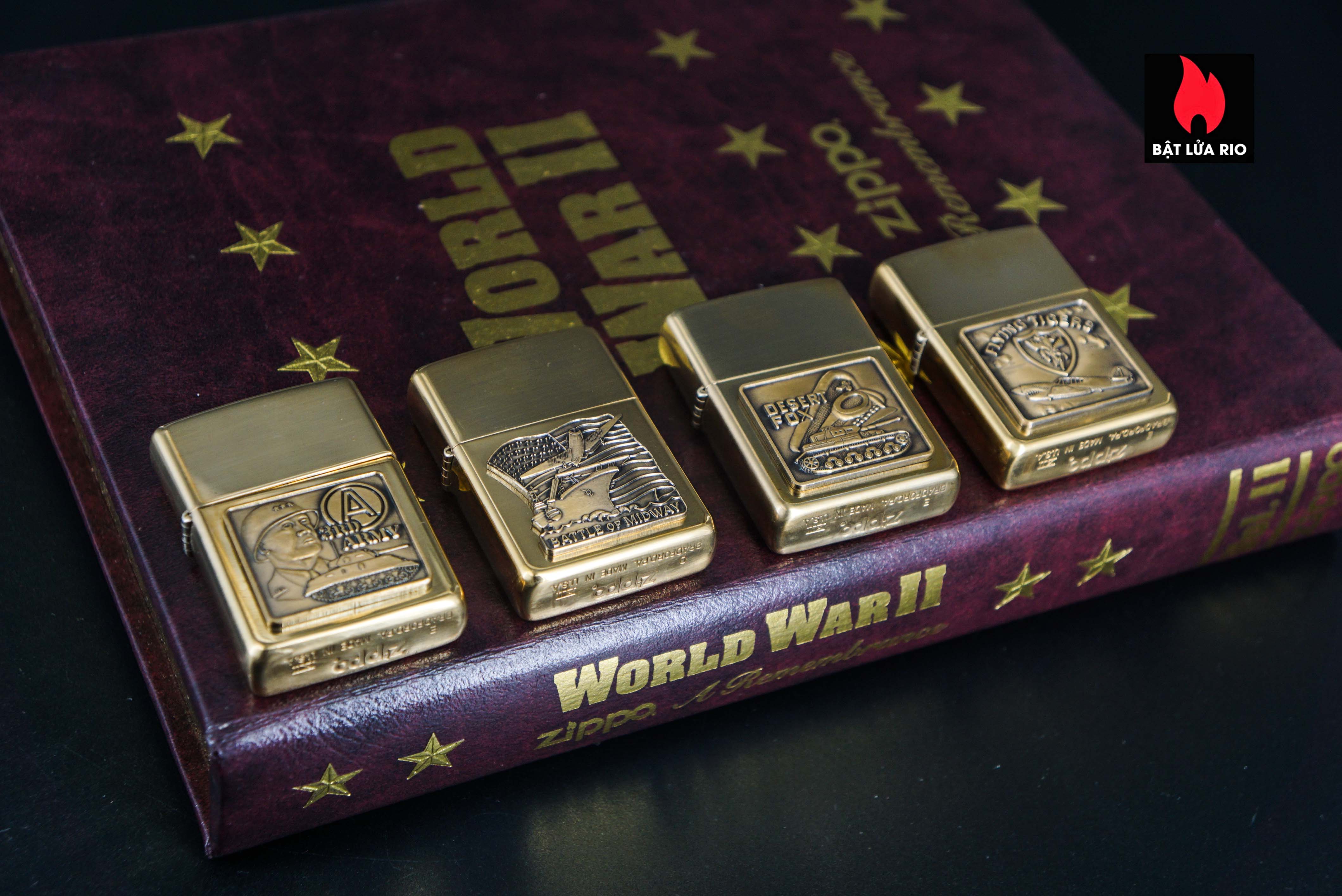 Set Zippo 1996 – World War II – Limited Edition Vol 2 – Limited 5930/25000 2