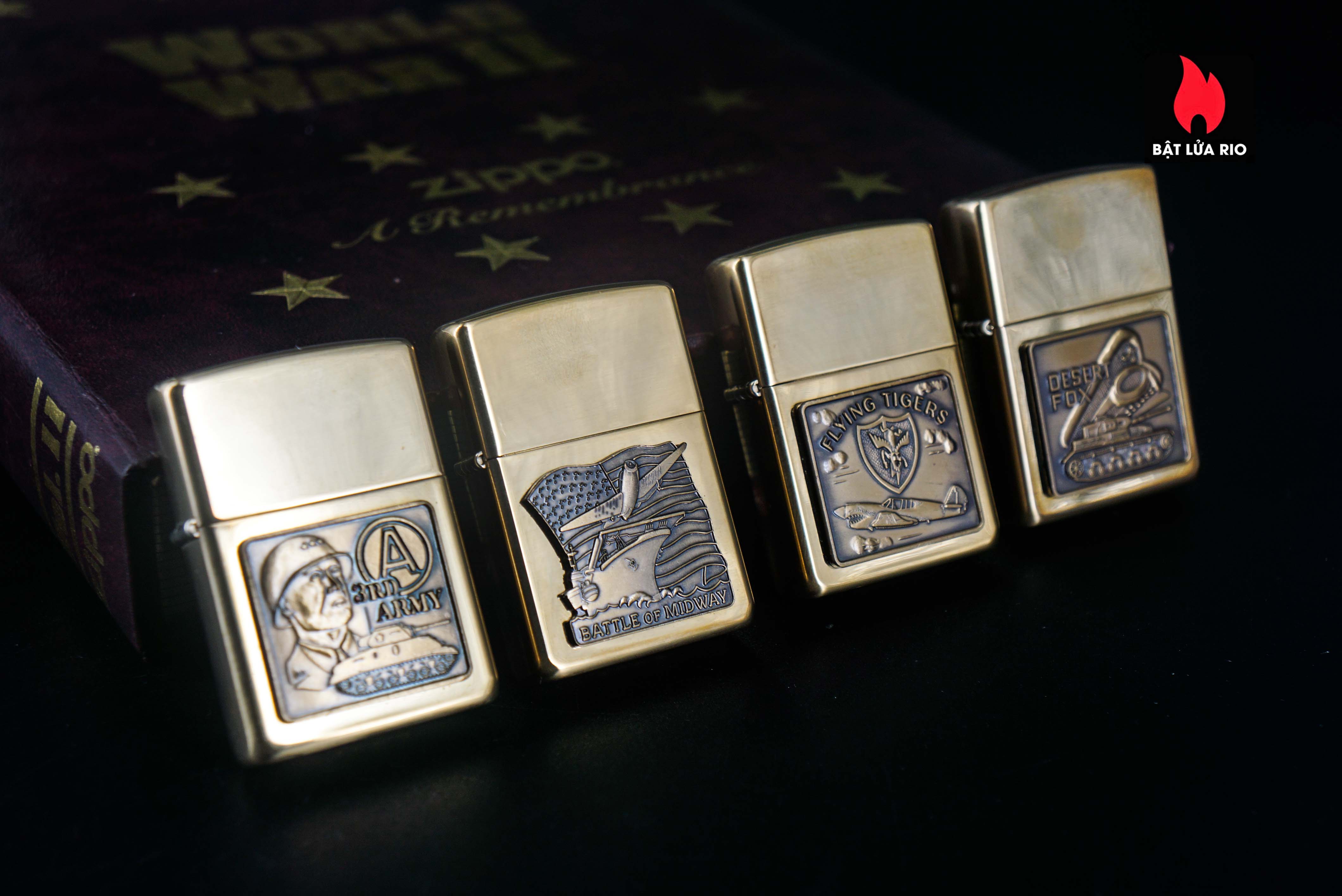 Set Zippo 1996 – World War II – Limited Edition Vol 2 – Limited 5930/25000 5