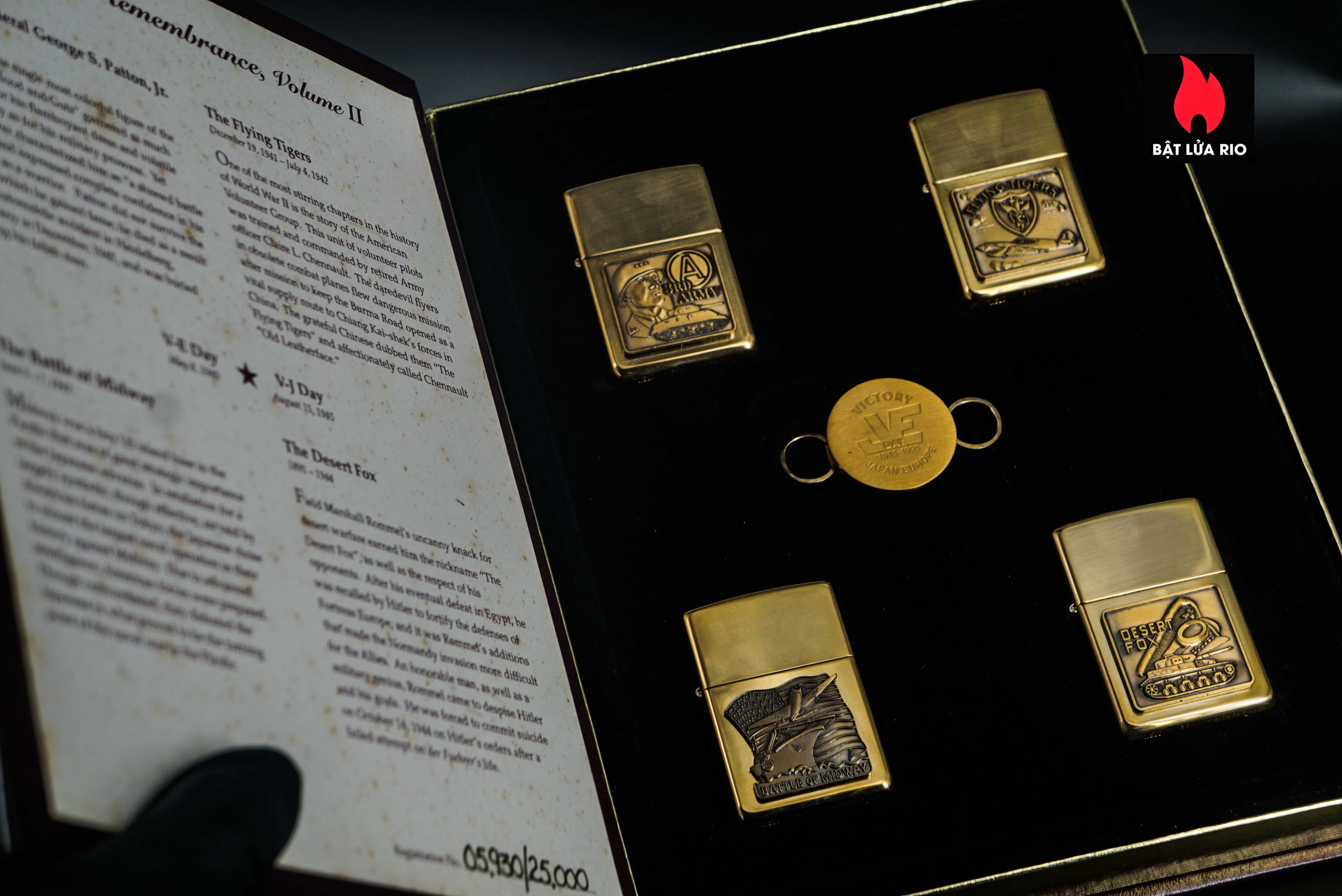 Set Zippo 1996 – World War II – Limited Edition Vol 2 – Limited 5930/25000