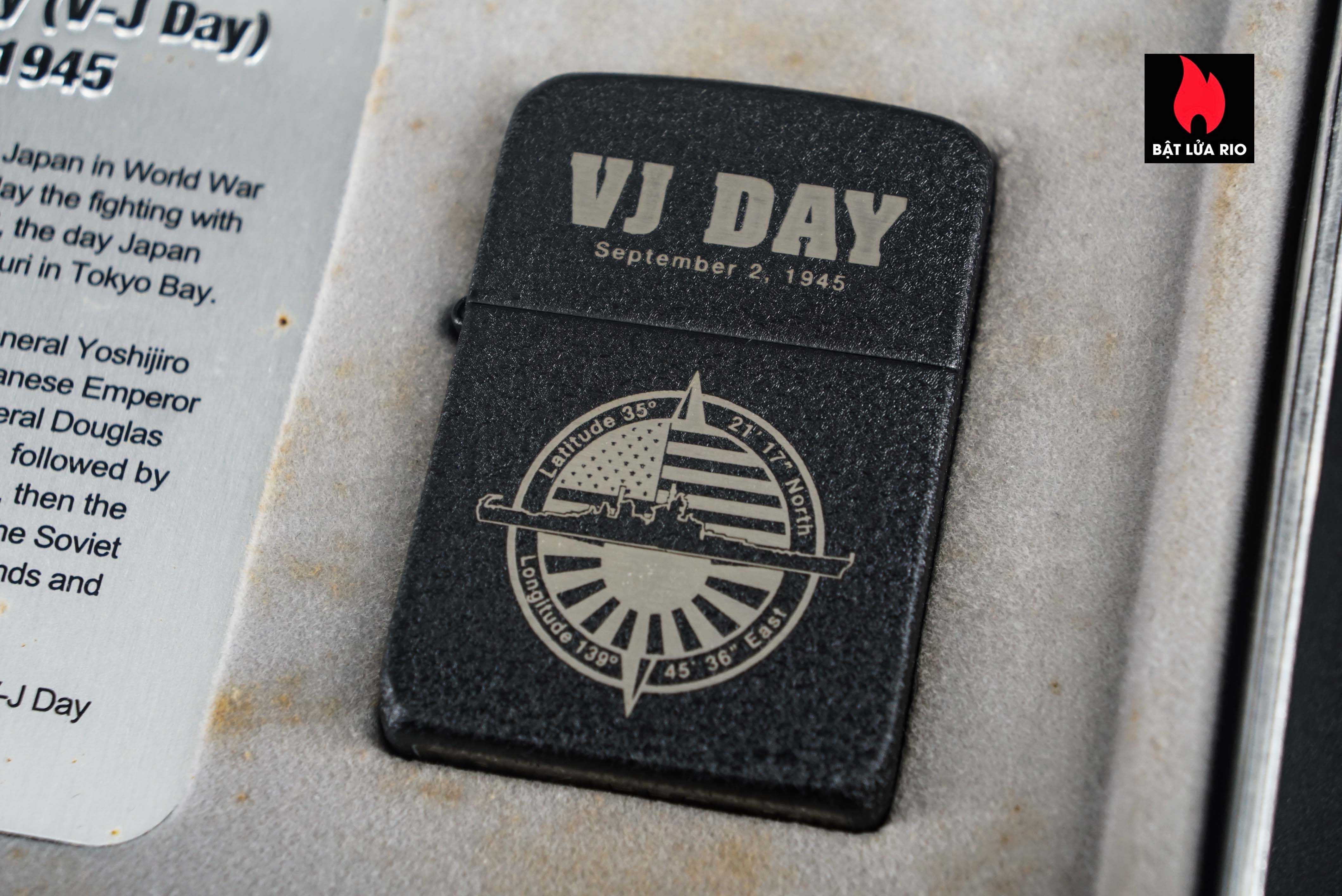 Set Zippo 2005 – Victory in Europe & Japan – WWII VE DAY & VJ DAY – 60th Anniversary – Limited 3539/5000 33