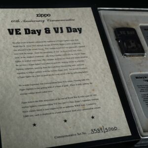 Set Zippo 2005 – Victory in Europe & Japan – WWII VE DAY & VJ DAY – 60th Anniversary – Limited 3539/5000 36