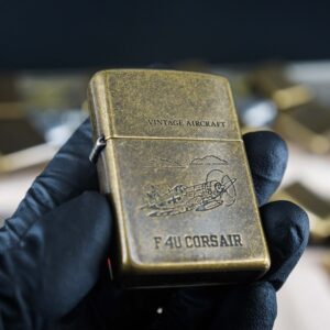 Set Zippo La Mã 1994 – Antique Brass – Vintage AirCraft Serries 13