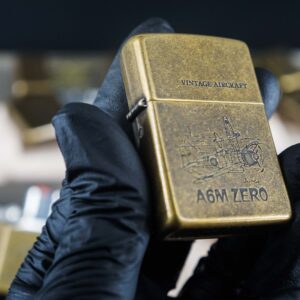 Set Zippo La Mã 1994 – Antique Brass – Vintage AirCraft Serries 14