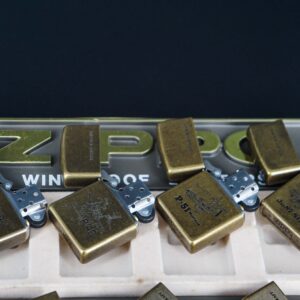 Set Zippo La Mã 1994 – Antique Brass – Vintage AirCraft Serries 15