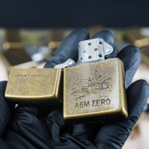 Set Zippo La Mã 1994 – Antique Brass – Vintage AirCraft Serries 16