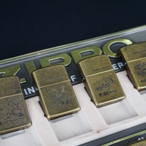 Set Zippo La Mã 1994 – Antique Brass – Vintage AirCraft Serries 19