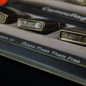 Set Zippo La Mã 1994 – Antique Brass – Vintage AirCraft Serries 21