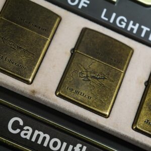 Set Zippo La Mã 1994 – Antique Brass – Vintage AirCraft Serries 23