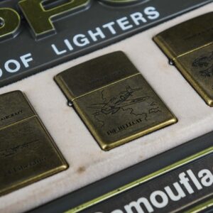 Set Zippo La Mã 1994 – Antique Brass – Vintage AirCraft Serries 31
