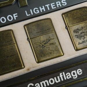 Set Zippo La Mã 1994 – Antique Brass – Vintage AirCraft Serries 34