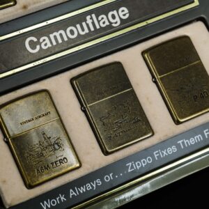 Set Zippo La Mã 1994 – Antique Brass – Vintage AirCraft Serries 36