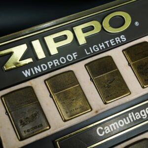 Set Zippo La Mã 1994 – Antique Brass – Vintage AirCraft Serries 37