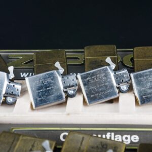 Set Zippo La Mã 1994 – Antique Brass – Vintage AirCraft Serries 4