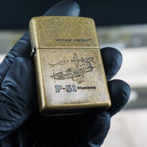 Set Zippo La Mã 1994 – Antique Brass – Vintage AirCraft Serries 7