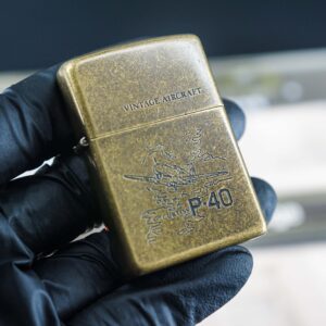 Set Zippo La Mã 1994 – Antique Brass – Vintage AirCraft Serries 8