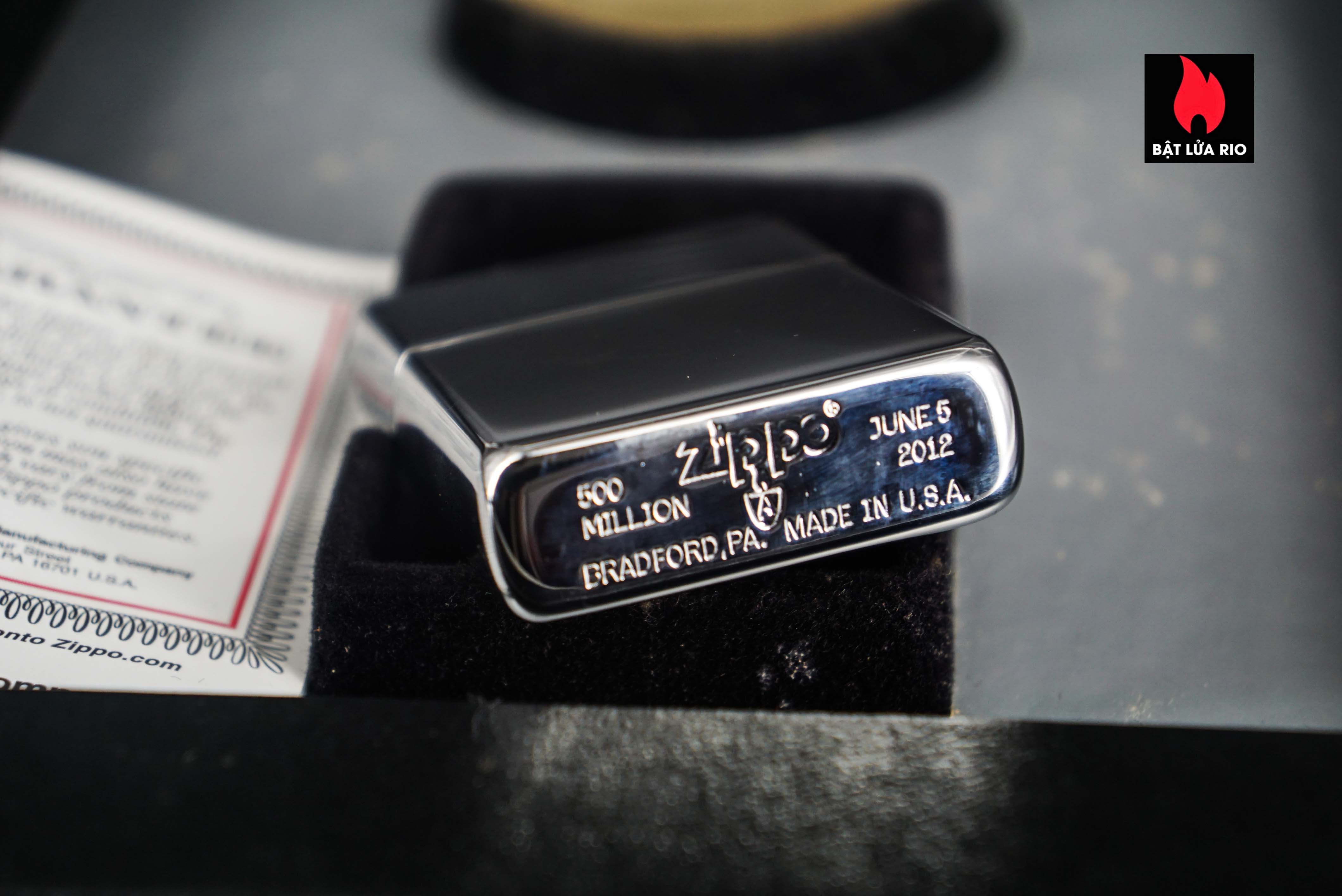 Zippo 2012 – 500 Million Limited Edition – Limited 7352/10000 24