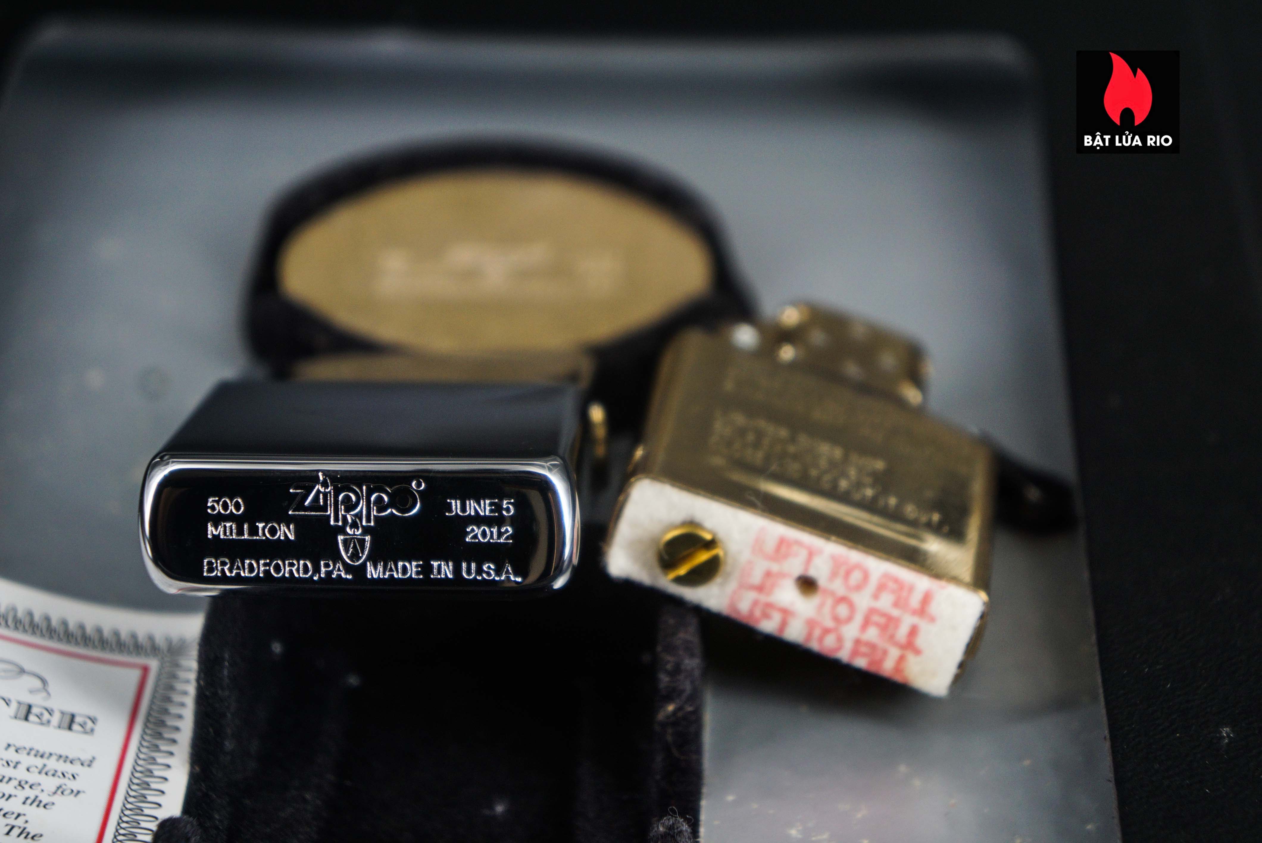 Zippo 2012 – 500 Million Limited Edition – Limited 7352/10000 26