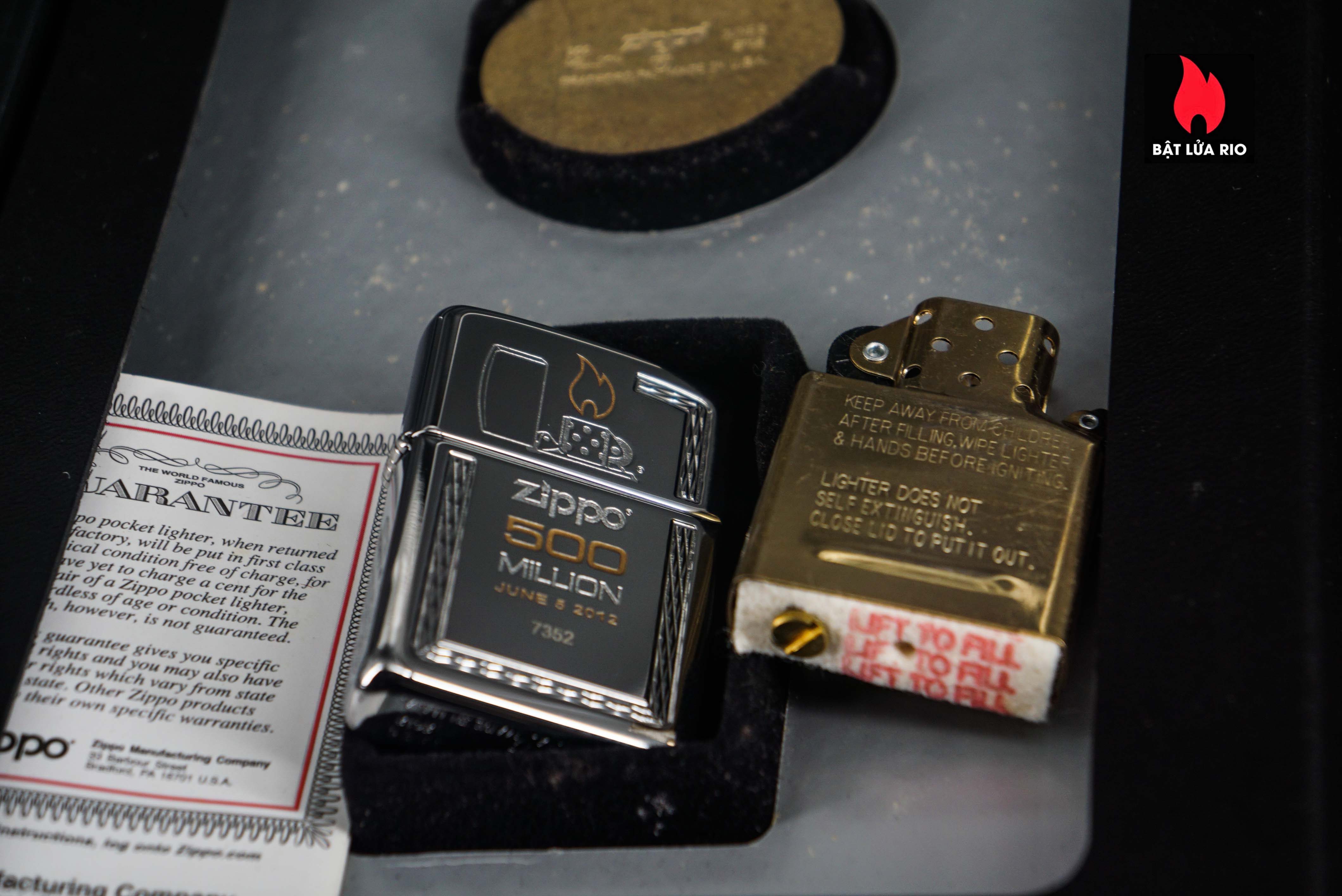 Zippo 2012 – 500 Million Limited Edition – Limited 7352/10000 27