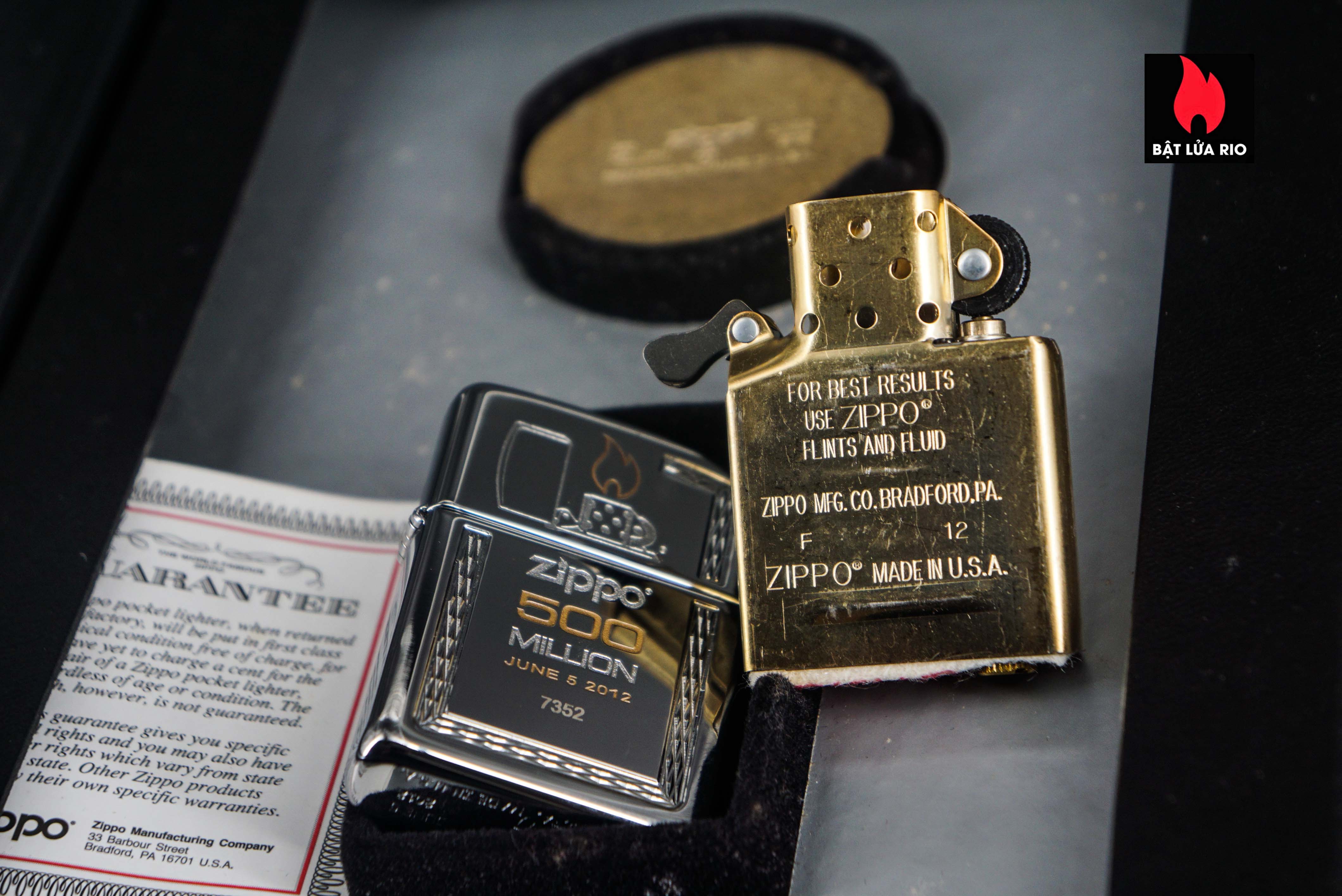 Zippo 2012 – 500 Million Limited Edition – Limited 7352/10000 28