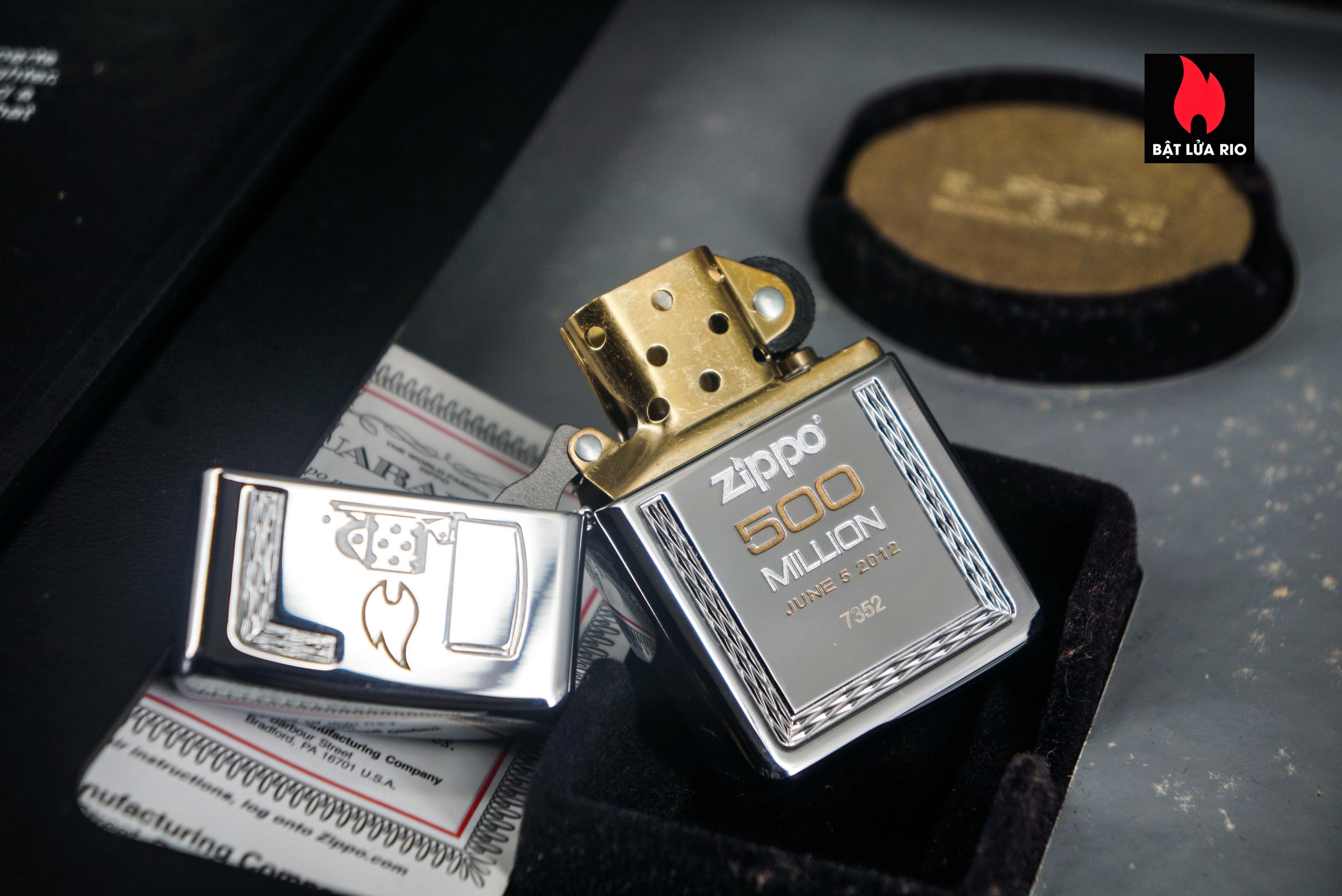 Zippo 2012 – 500 Million Limited Edition – Limited 7352/10000 32