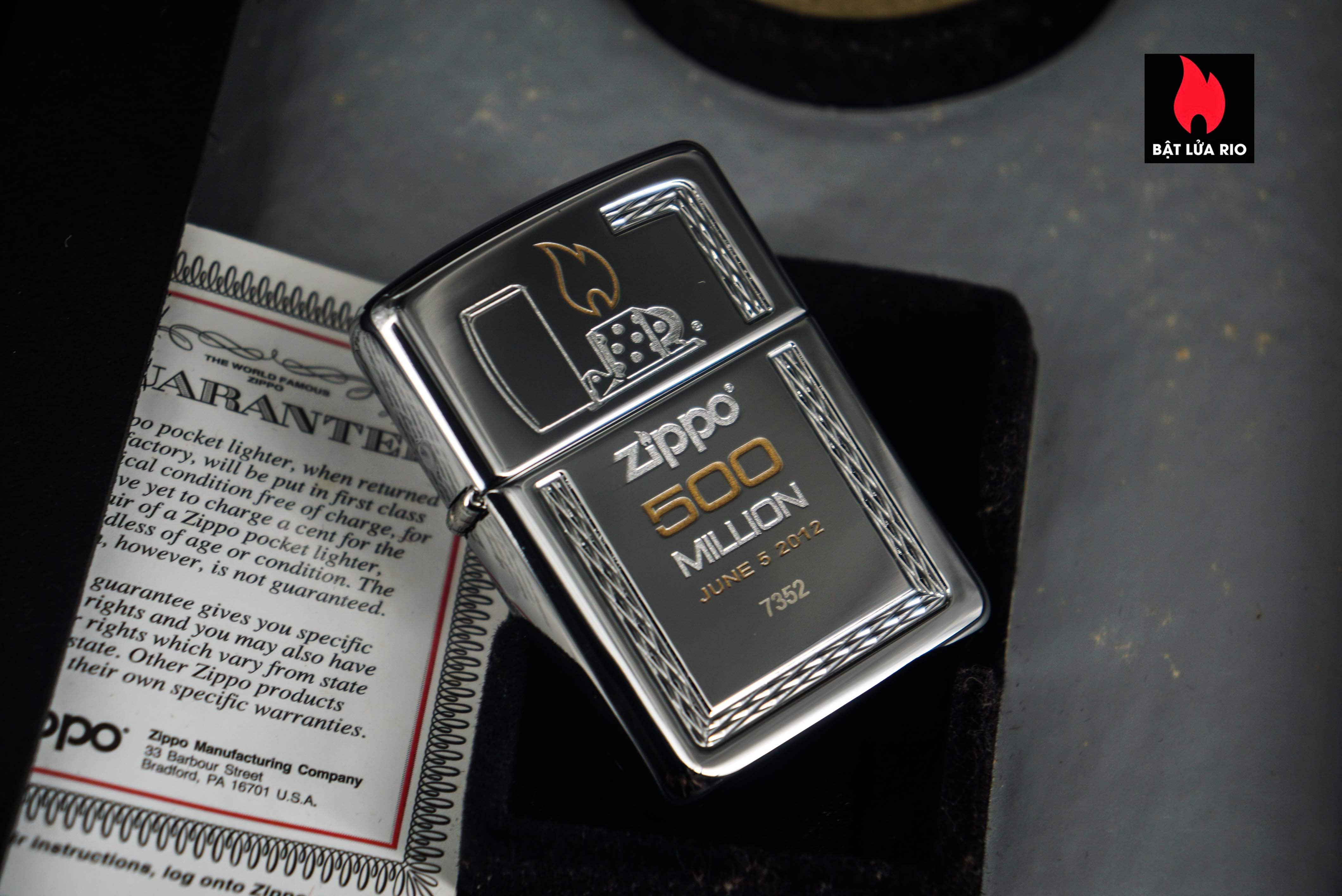 Zippo 2012 – 500 Million Limited Edition – Limited 7352/10000 34
