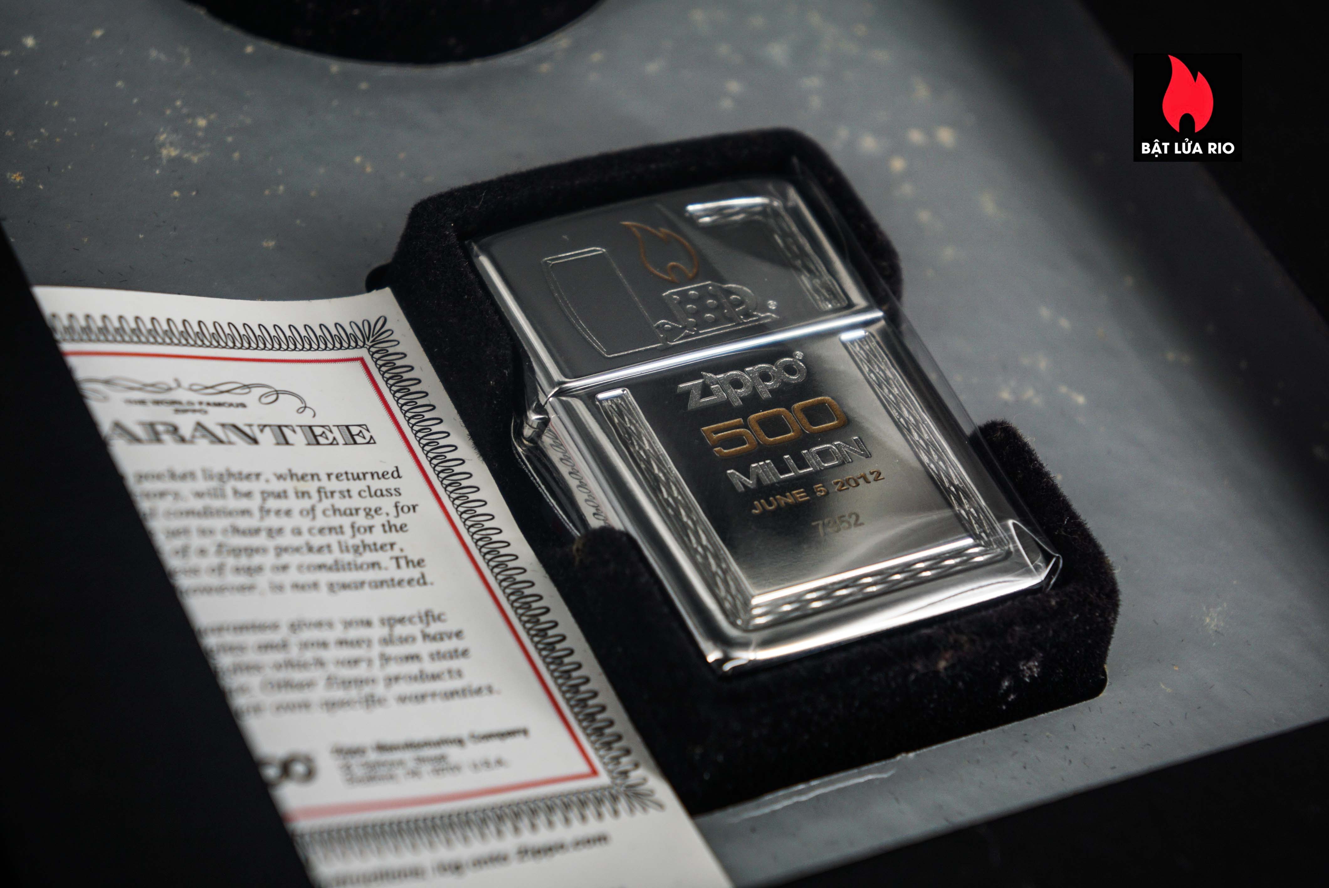 Zippo 2012 – 500 Million Limited Edition – Limited 7352/10000 36