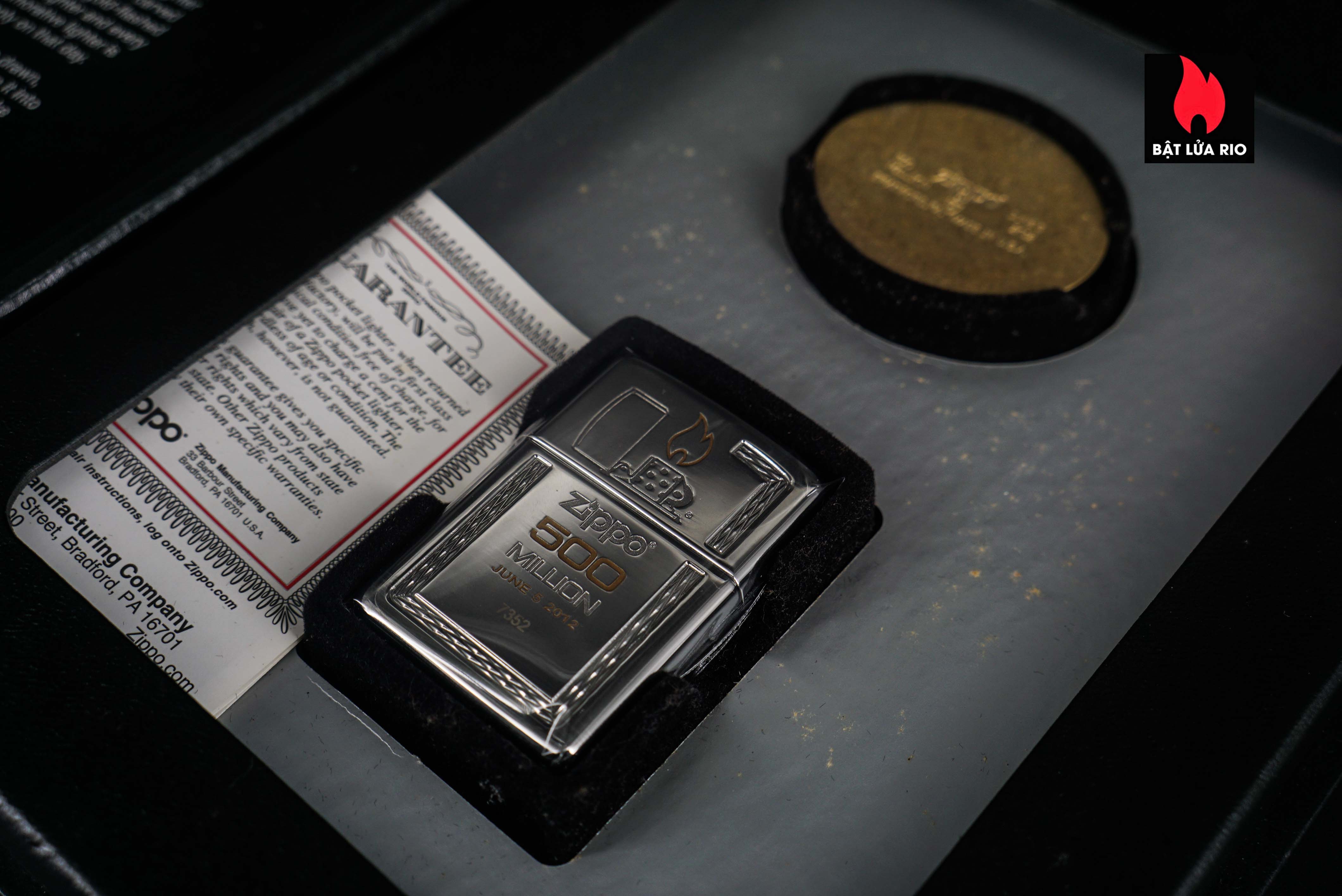 Zippo 2012 – 500 Million Limited Edition – Limited 7352/10000 38