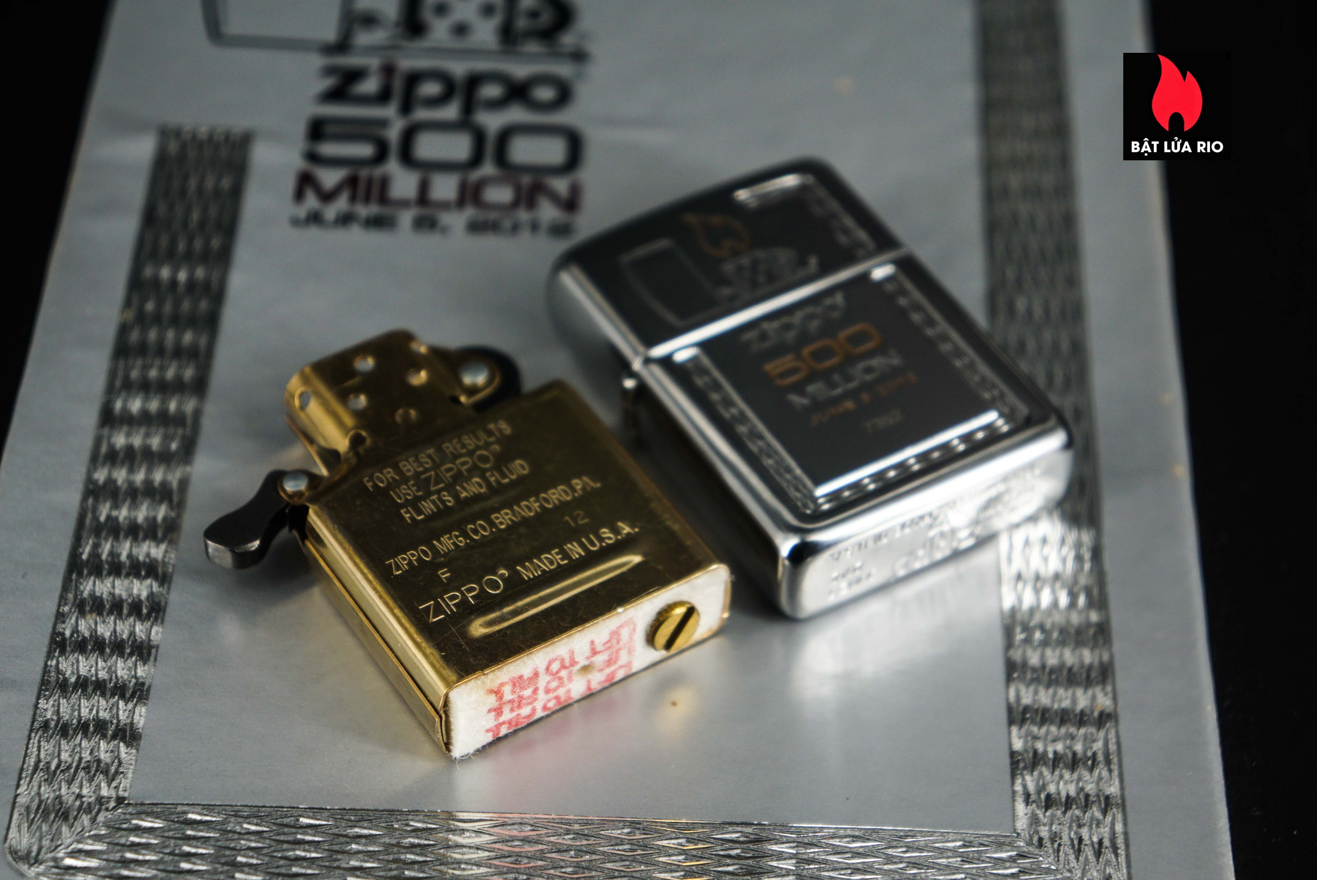 Zippo 2012 – 500 Million Limited Edition – Limited 7352/10000 4