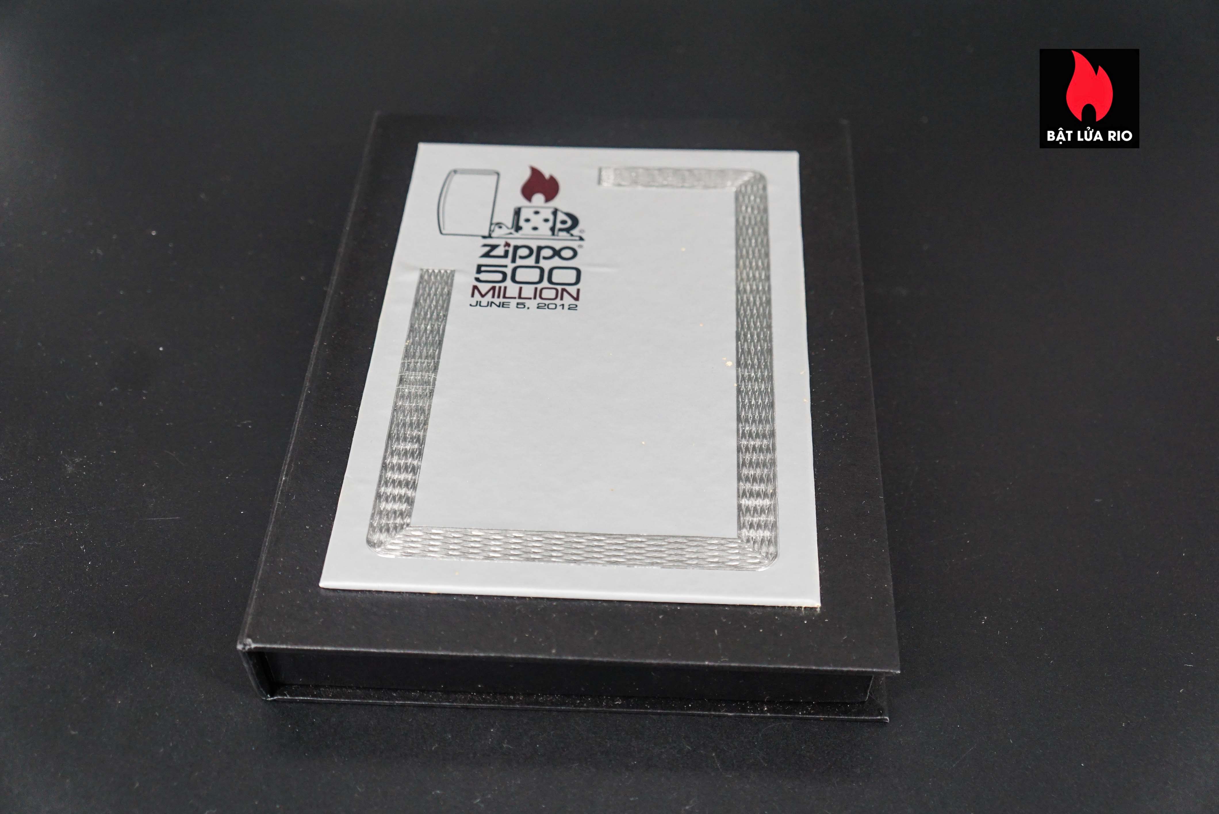 Zippo 2012 – 500 Million Limited Edition – Limited 7352/10000 40