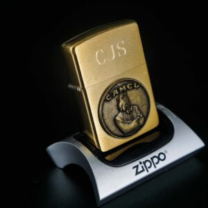 Zippo Chu Niên 1932 – 1992 – Camel Beast Medallion – Đồng Nguyên Khối – CJS