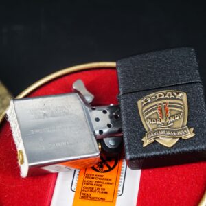 Zippo La Mã 1994 – D-Day Black Crackle Normandy 50 Years 1944-1994 13