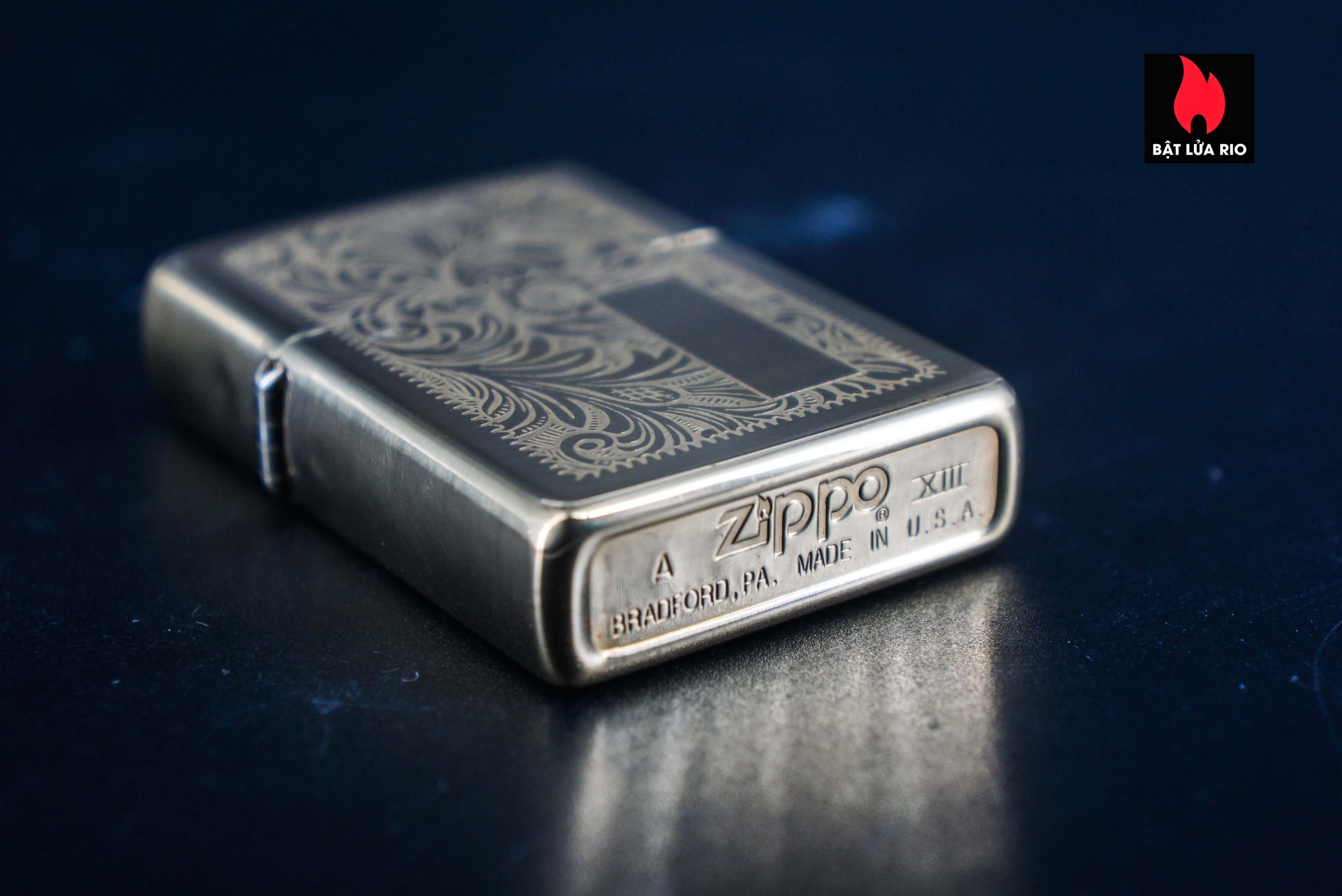 Zippo La Mã 1997 – Venetian – Hoa Văn Ý – Đồng Nguyên Khối 46 Zippo La Mã 1997 – Venetian – Hoa Văn Ý – Đồng Nguyên Khối 5
