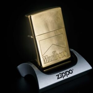 Zippo La Mã 1999 – Marlboro – High Polish Brass – Đồng Nguyên Khối
