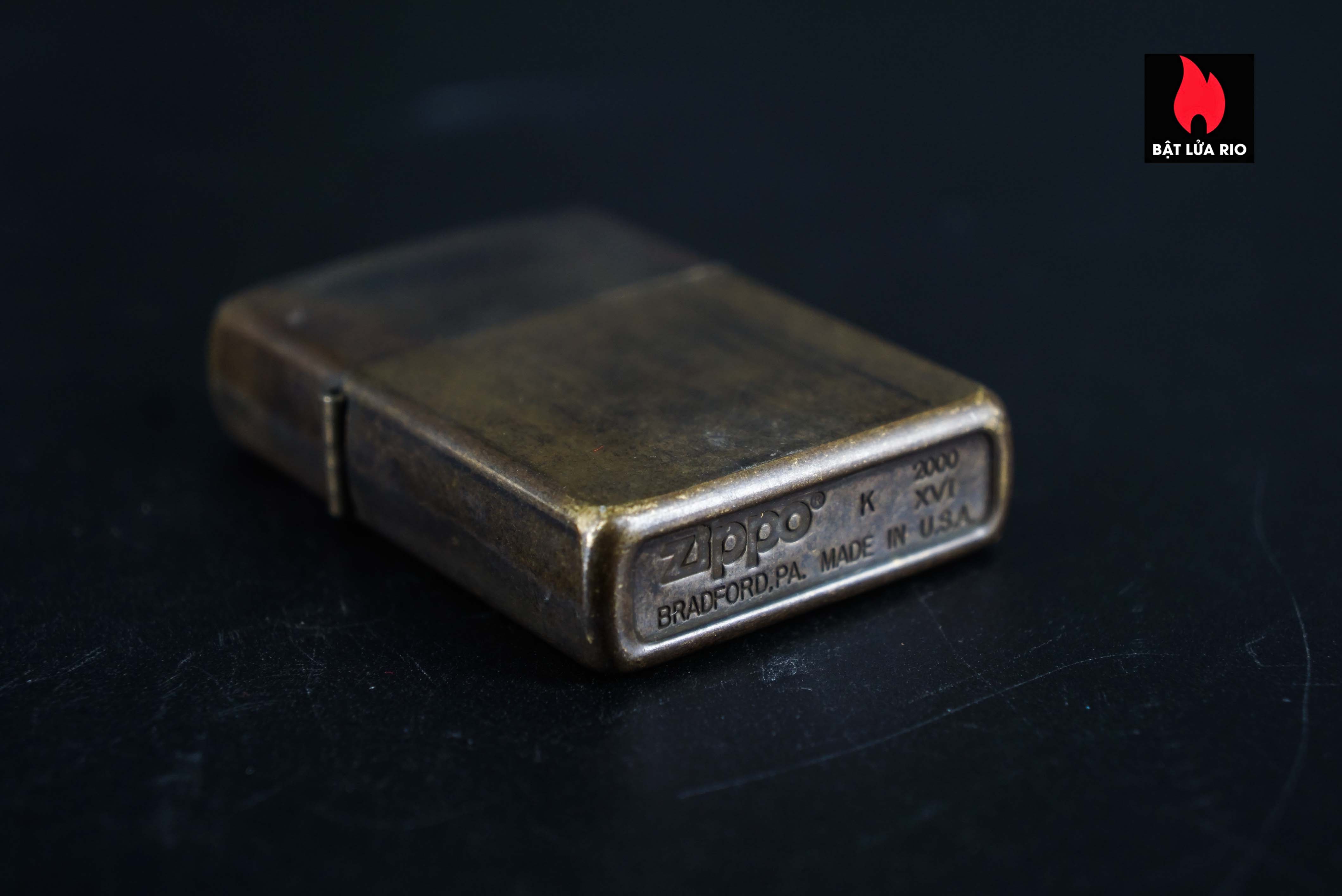 Zippo La Mã 2000 – Solid Brass – Đồng Nguyên Khối 25 Zippo La Mã 2000 – Solid Brass – Đồng Nguyên Khối 2