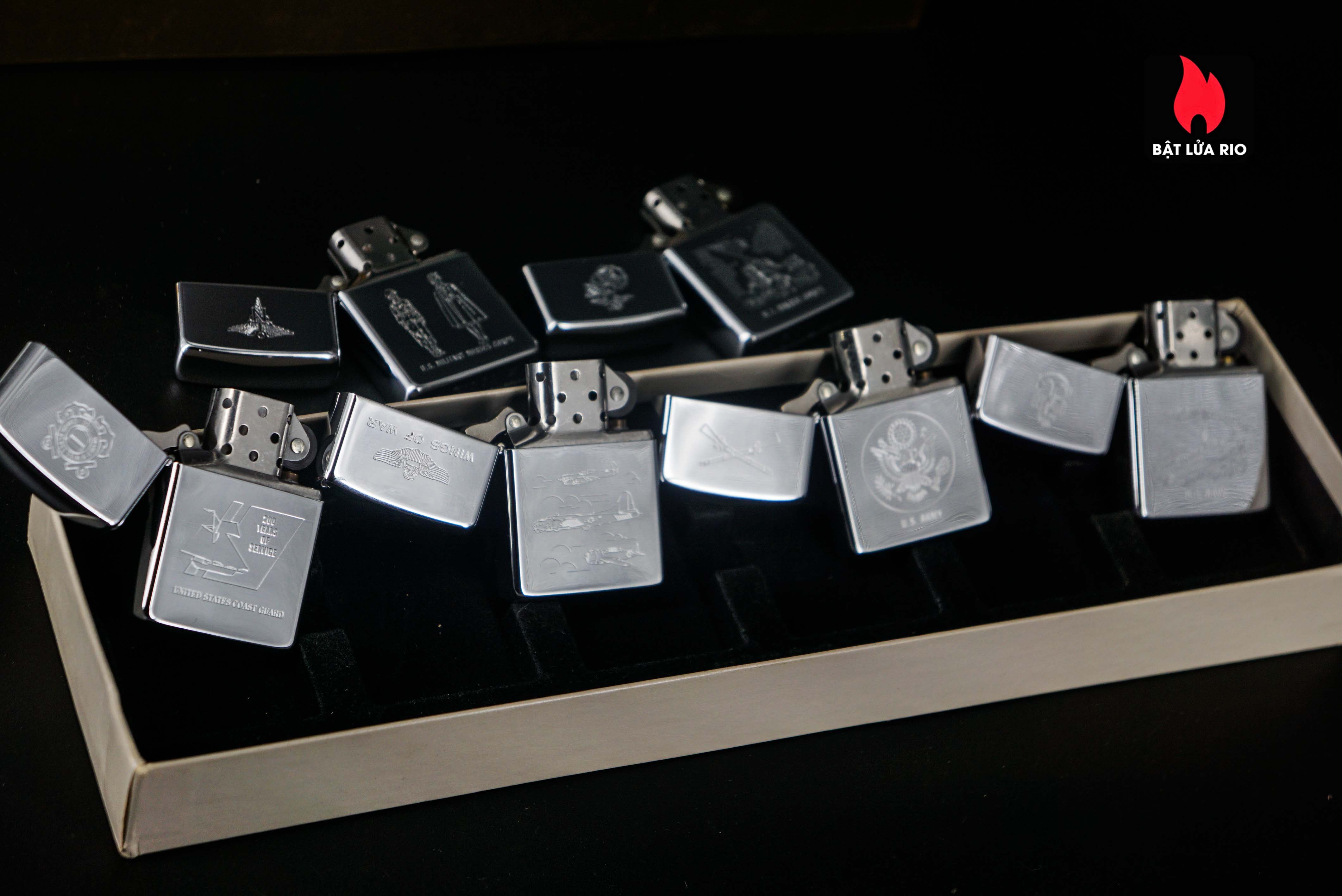 Zippo Set 1991 – The WWII Commemorative Series 118 Zippo Set 1991 – The WWII Commemorative Series 13