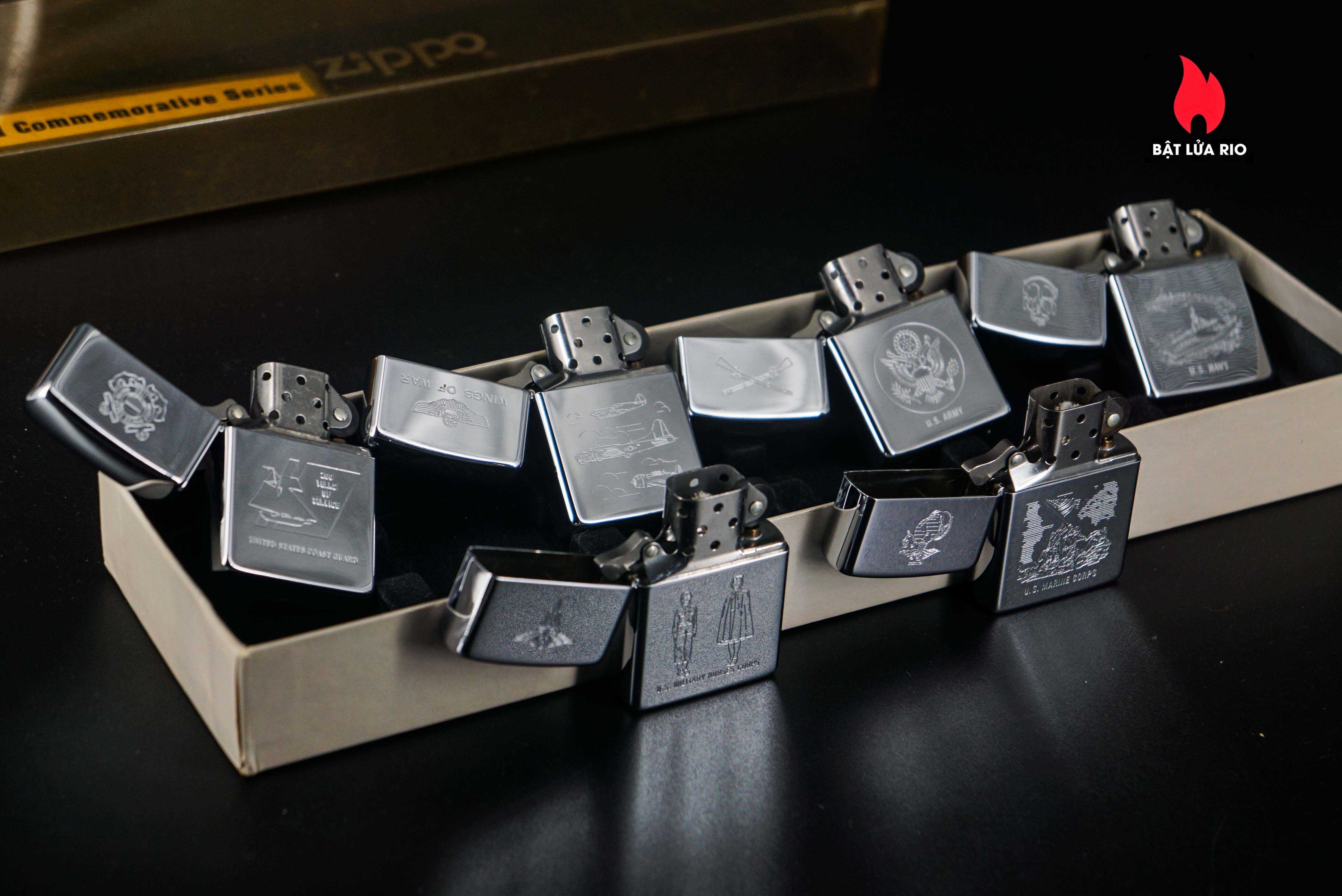 Zippo Set 1991 – The WWII Commemorative Series 117 Zippo Set 1991 – The WWII Commemorative Series 14