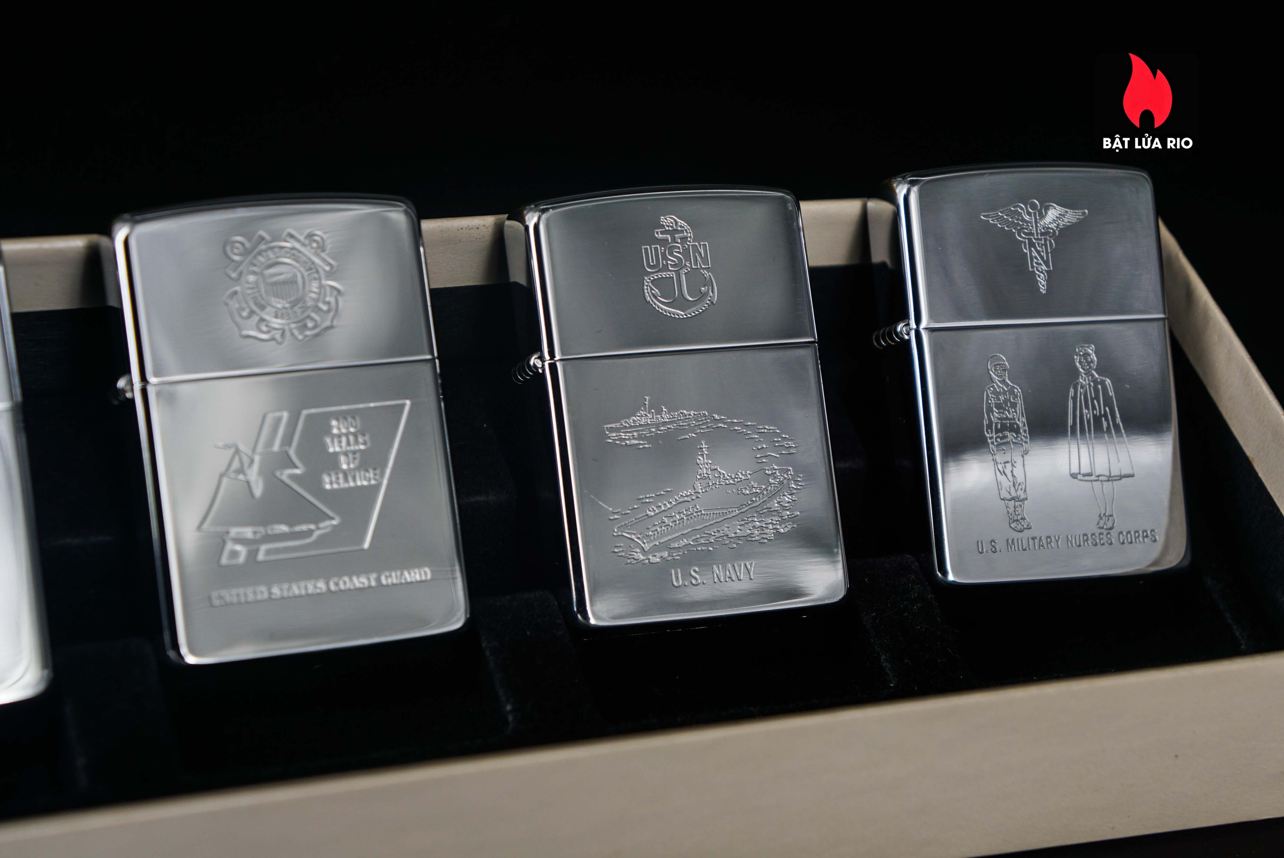Zippo Set 1991 – The WWII Commemorative Series 116 Zippo Set 1991 – The WWII Commemorative Series 15