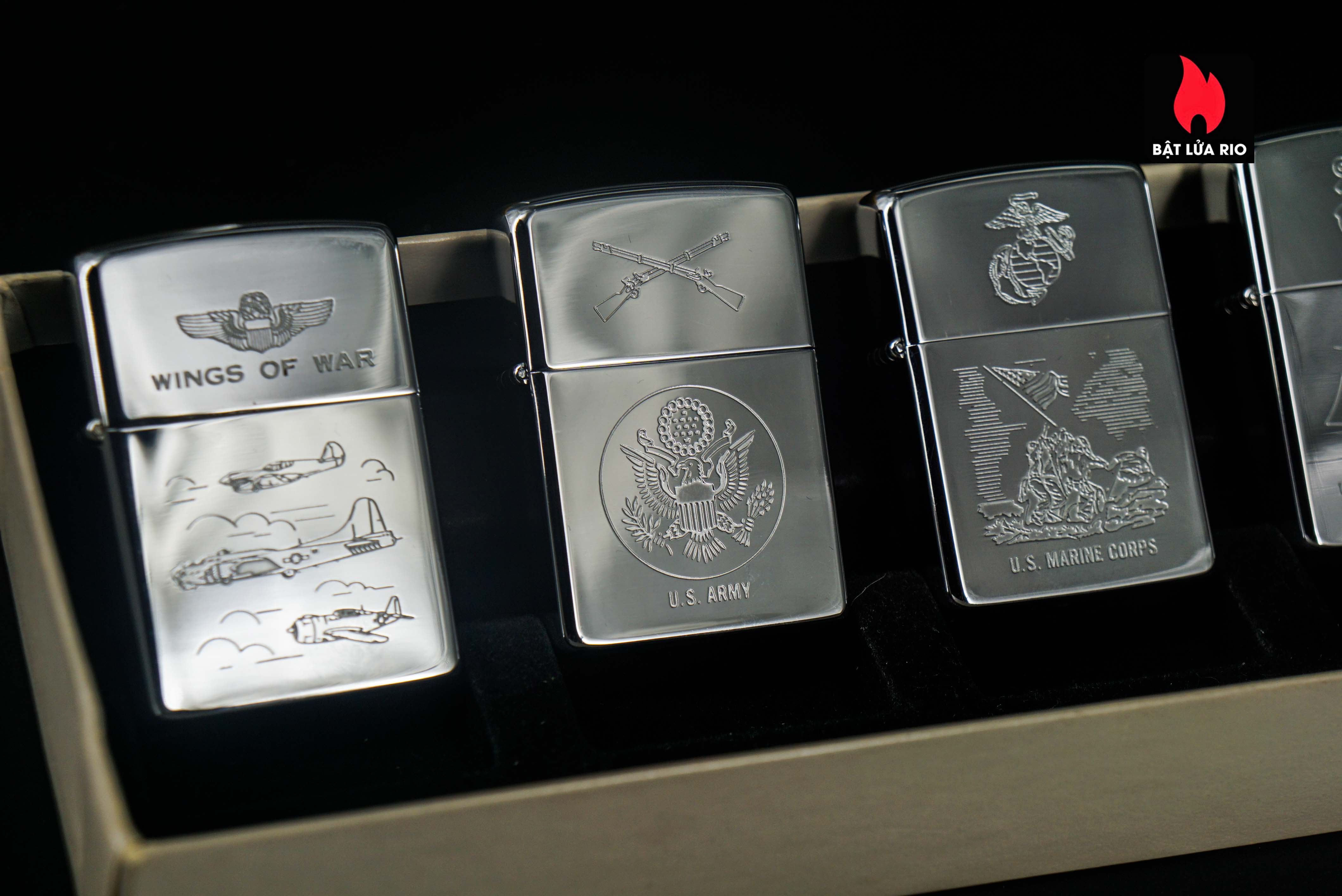 Zippo Set 1991 – The WWII Commemorative Series 115 Zippo Set 1991 – The WWII Commemorative Series 16