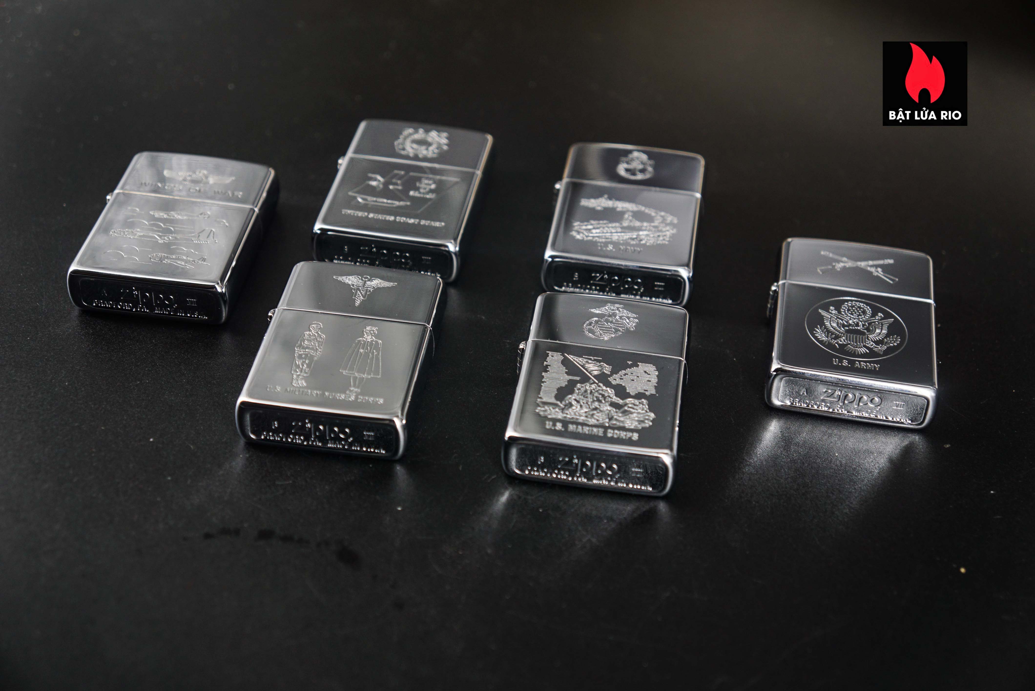 Zippo Set 1991 – The WWII Commemorative Series 128 Zippo Set 1991 – The WWII Commemorative Series 3