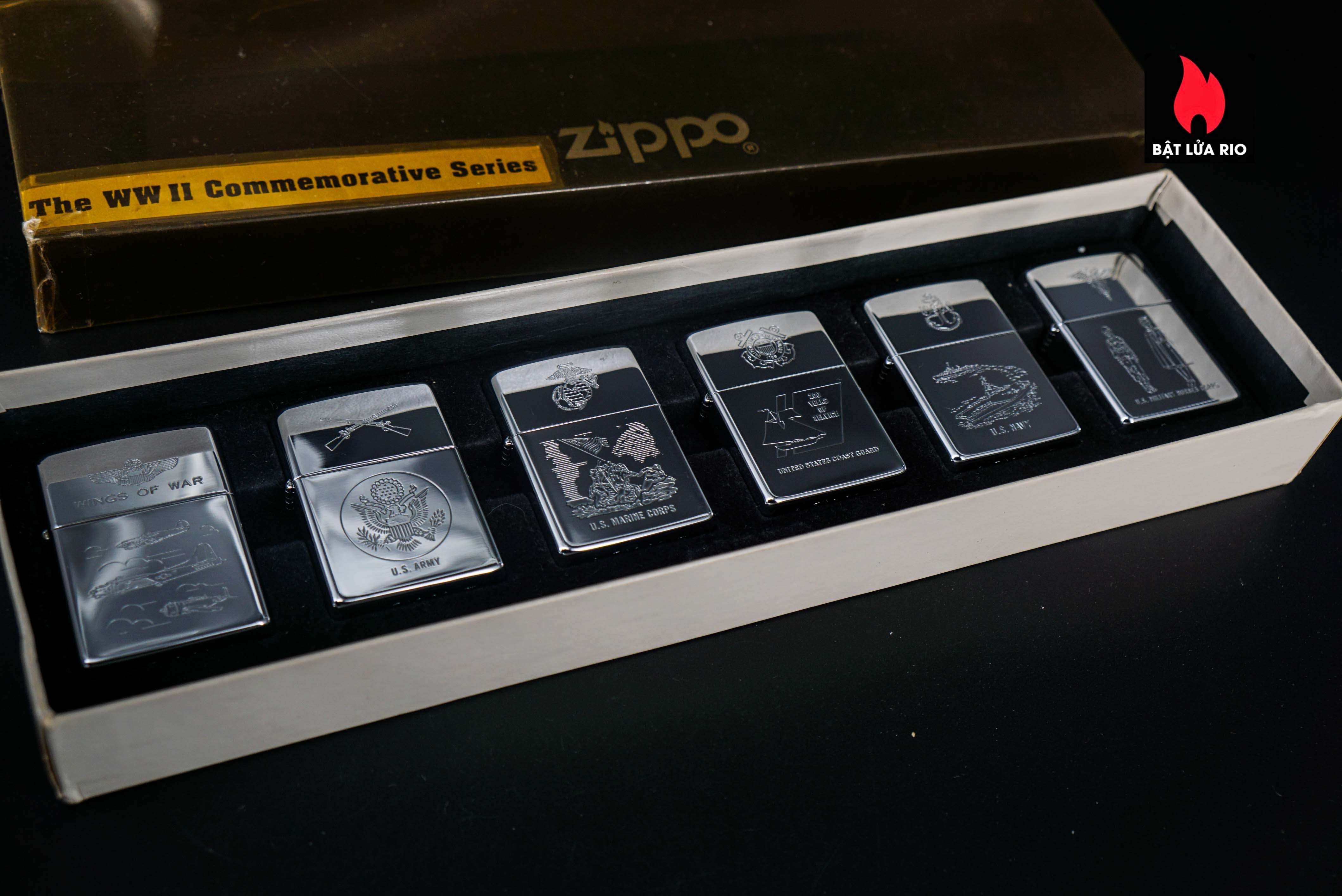 Zippo Set 1991 – The WWII Commemorative Series 92 Zippo Set 1991 – The WWII Commemorative Series 38