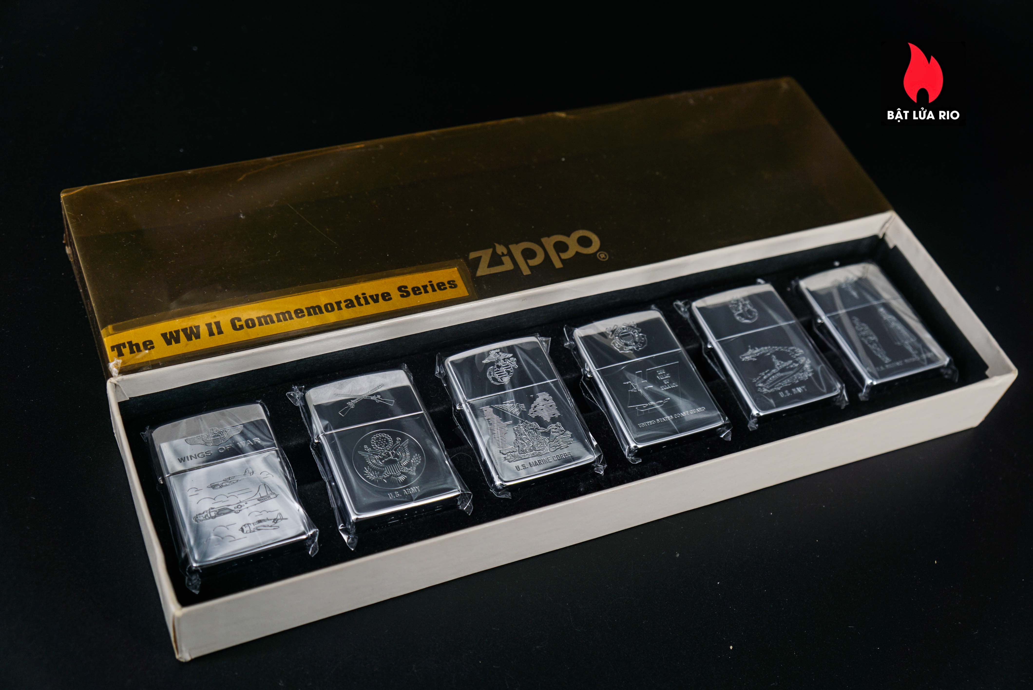Zippo Set 1991 – The WWII Commemorative Series 90 Zippo Set 1991 – The WWII Commemorative Series 40