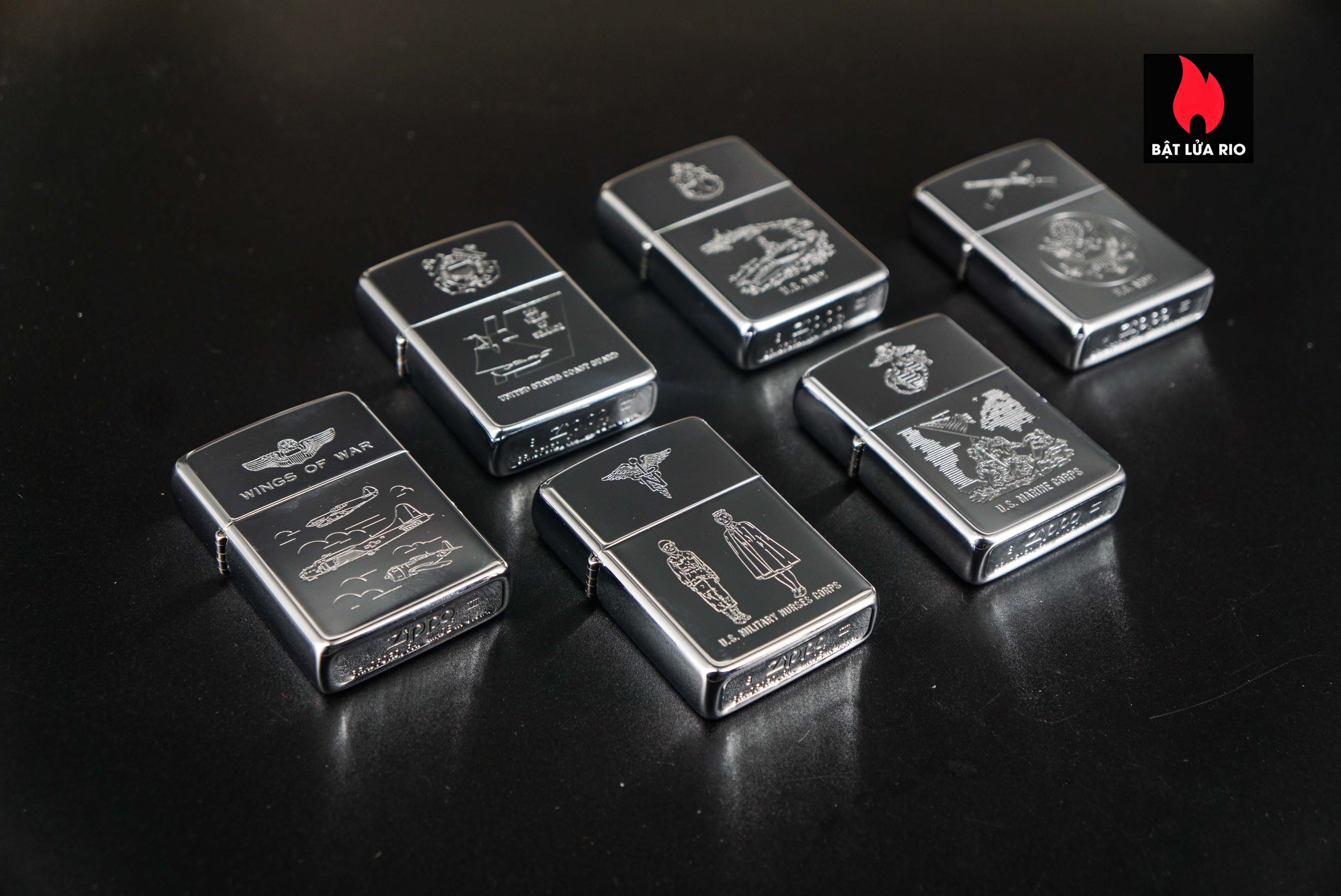 Zippo Set 1991 – The WWII Commemorative Series 126 Zippo Set 1991 – The WWII Commemorative Series 5