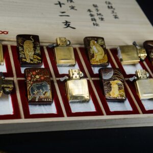 Zippo Set 1999-2006 – Japan Zodiac Set – 12 Con Giáp Châu Á – Nashiji-nuri Sơn Mài Makie Thủ Công Truyền Thống Nhật Bản 11